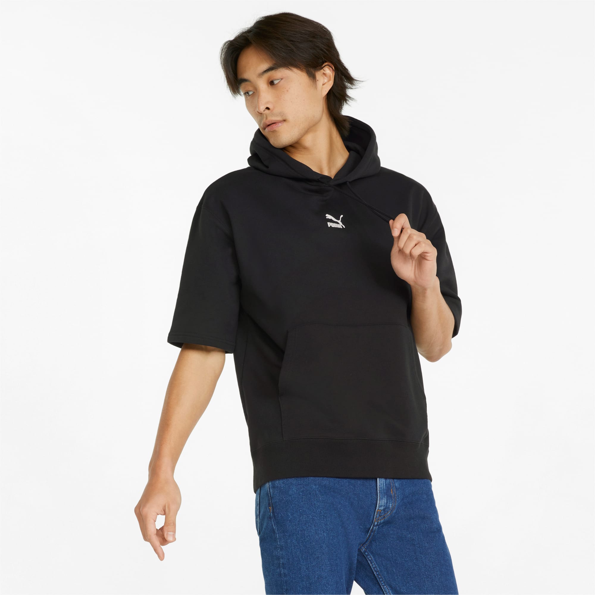 Puma short sleeve hoodie new arrivals