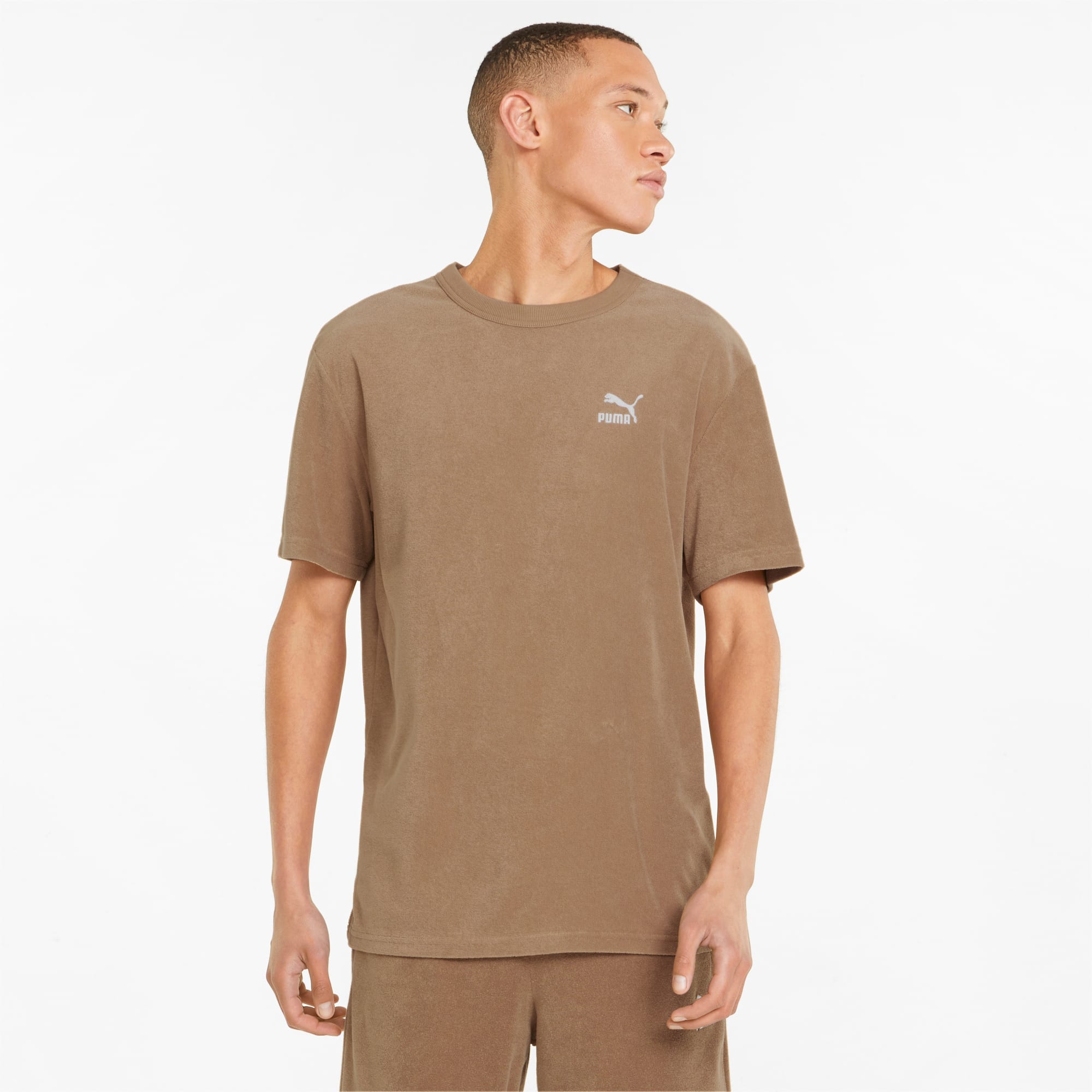 Puma towelling t shirt discount