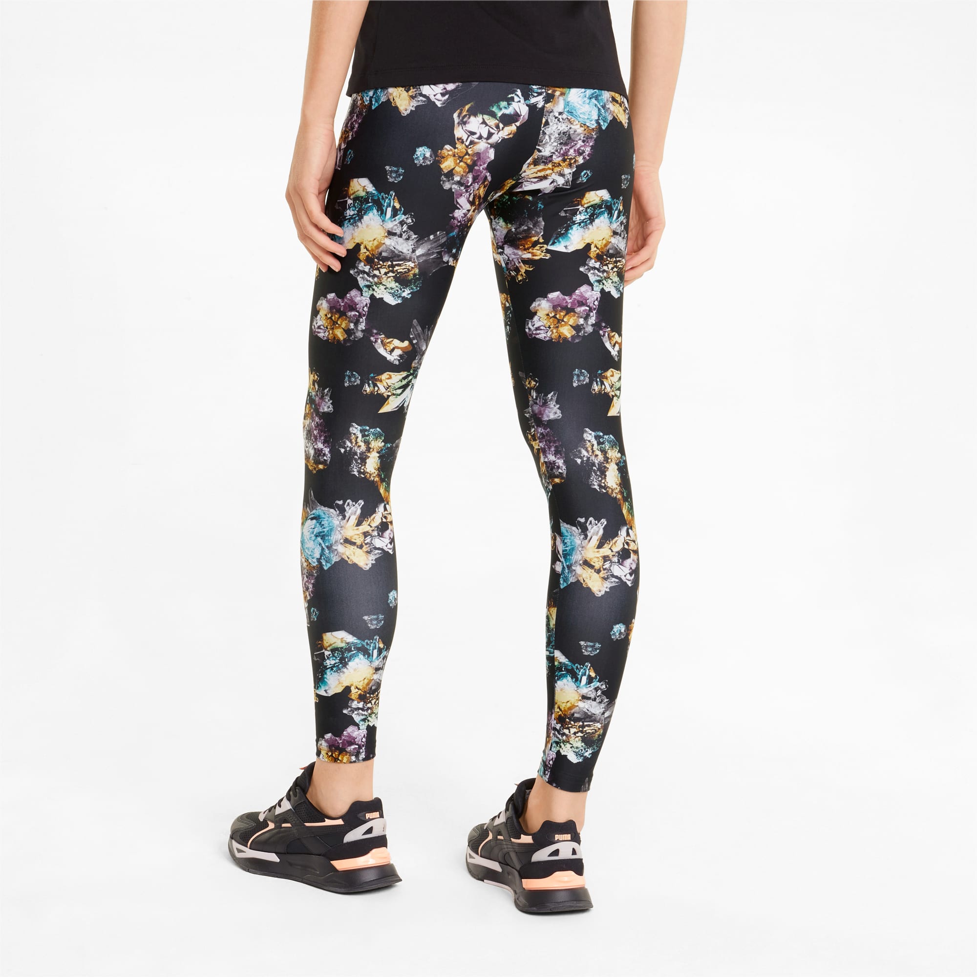 Crystal Galaxy Printed High Women s Leggings
