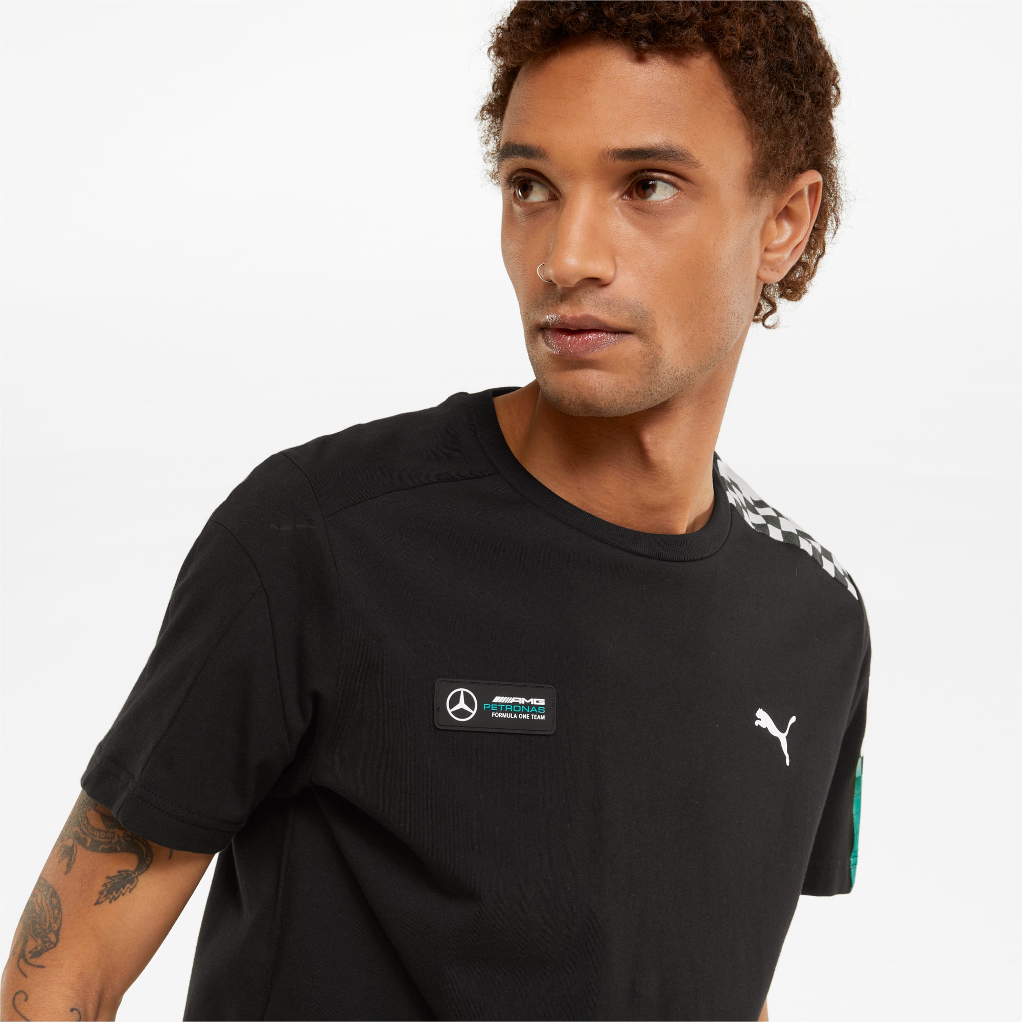 Mercedes AMG Petronas F1 T7 Men s Regular Fit T Shirt PUMA