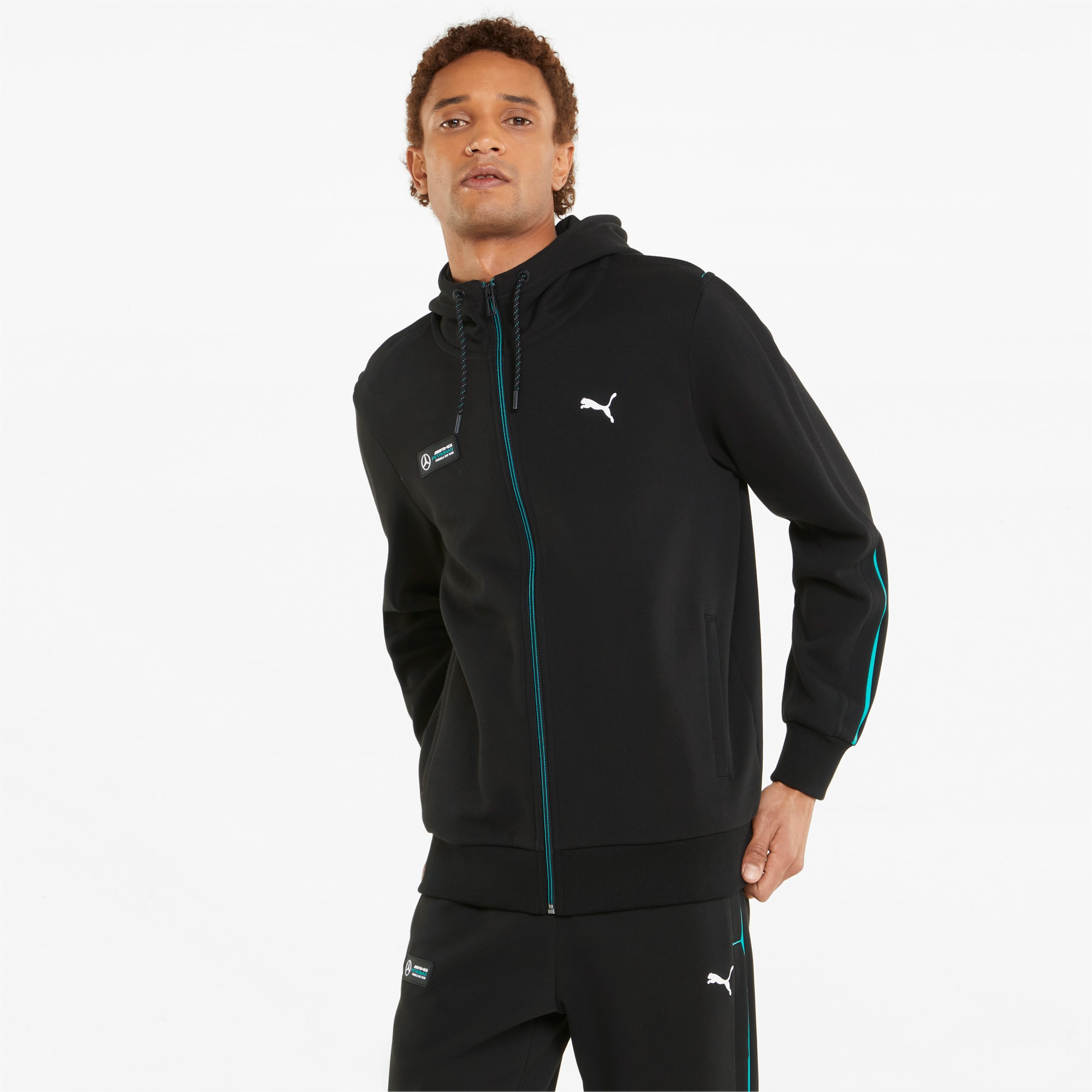 Mercedes F1 Hooded Men s Sweat Jacket