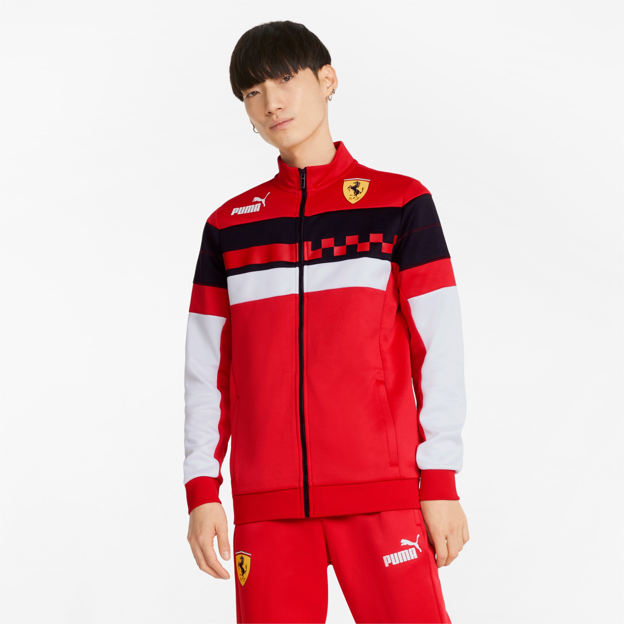 Chaqueta Puma Scuderia Ferrari Metal Energy Race Para hombre