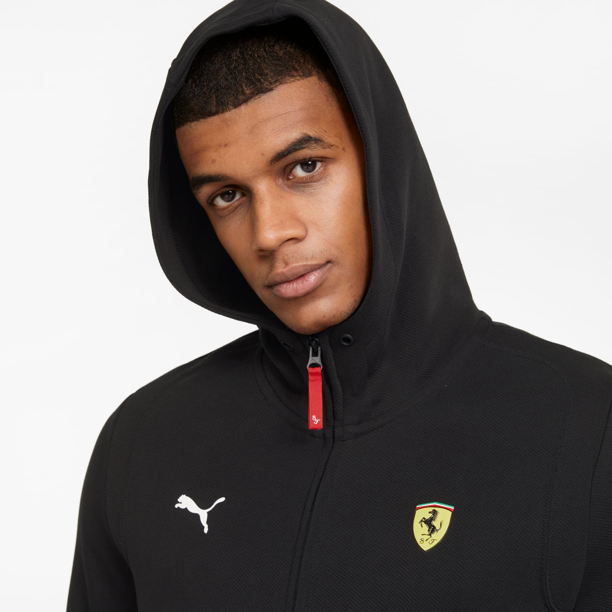 Scuderia Ferrari Race Hooded Men s Sweat Jacket