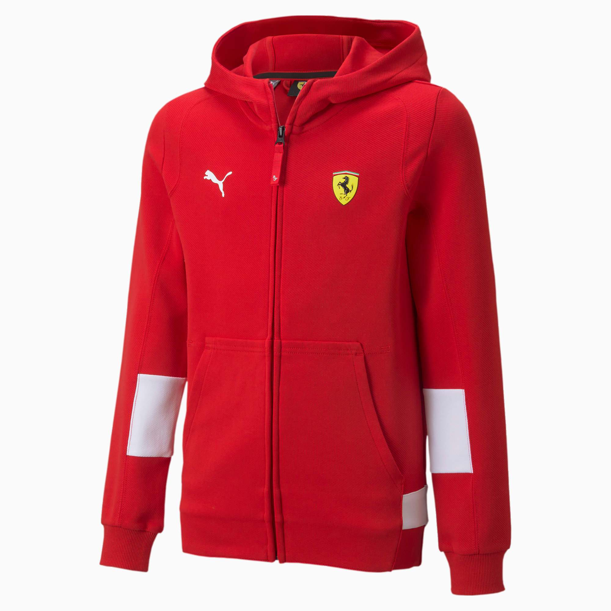 Scuderia Ferrari Race Hooded Youth Sweat Jacket | PUMA Shop All Puma | PUMA