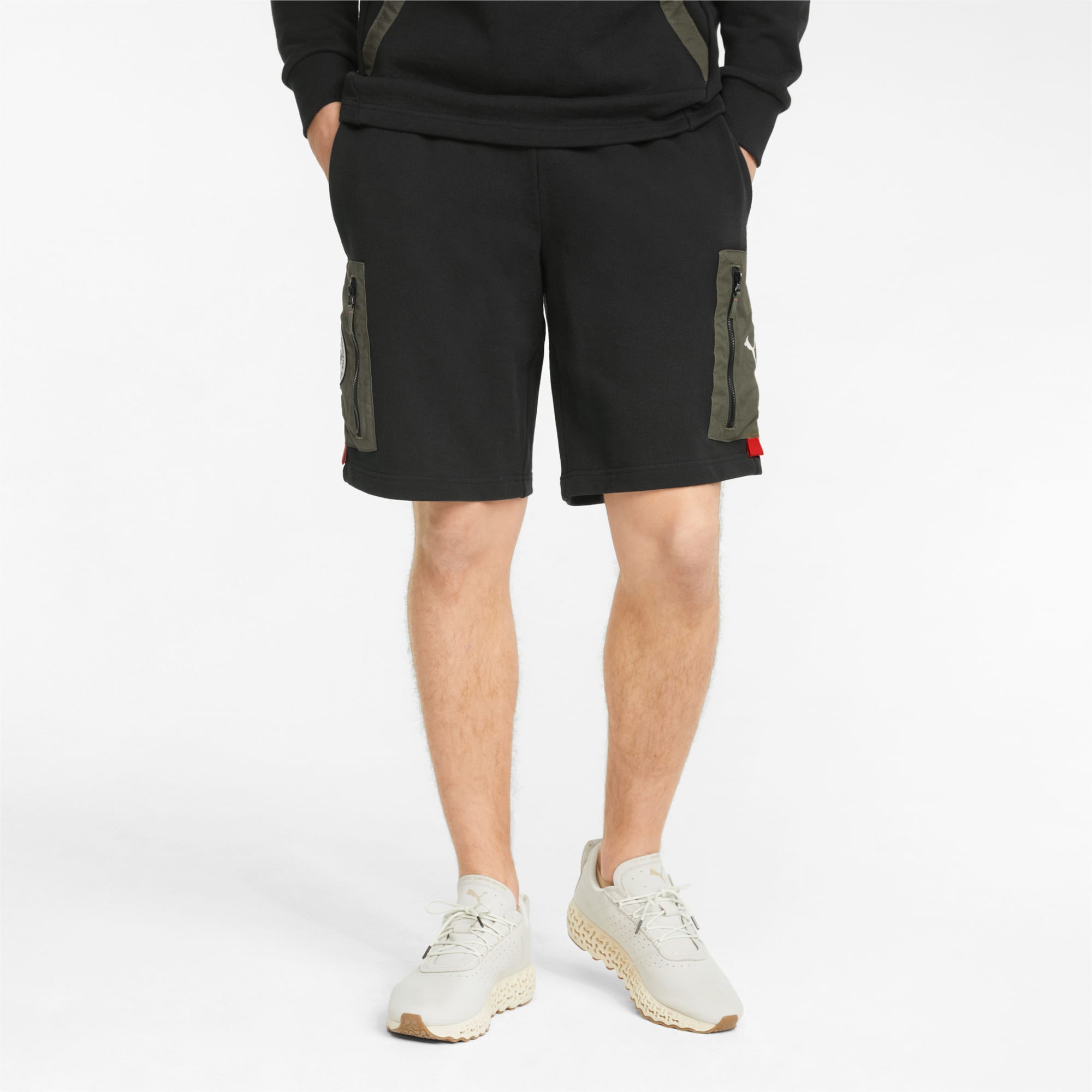 Porsche Legacy Statement Men's Shorts, Puma Black, large-SEA