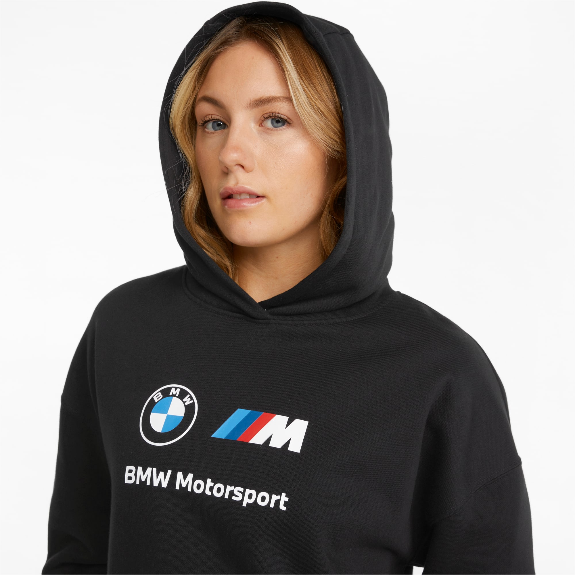 BMW M Motorsport Essentials Logo Women's Hoodie | PUMA