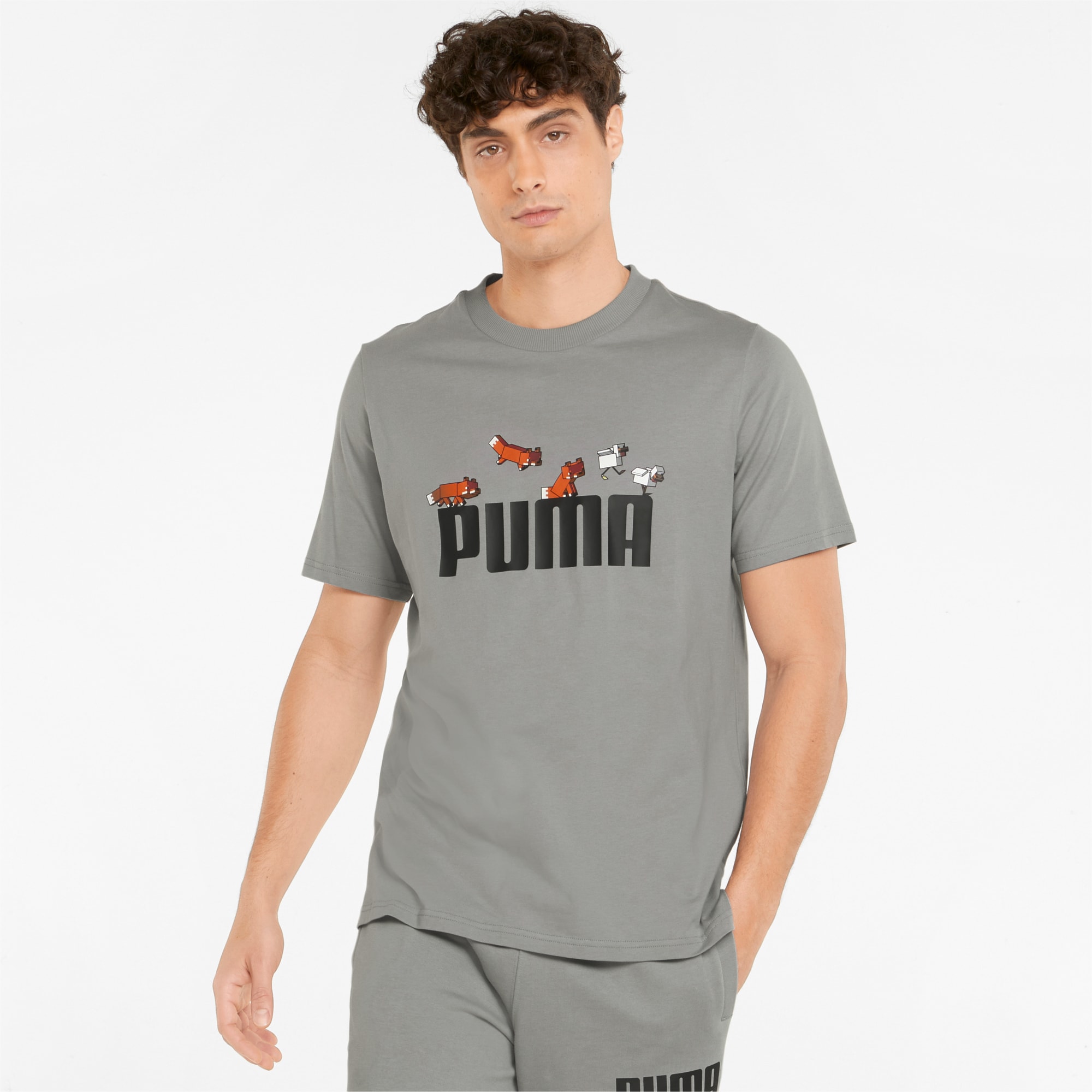 Puma公式 メンズ Minecraft グラフィック 半袖 Tシャツ
