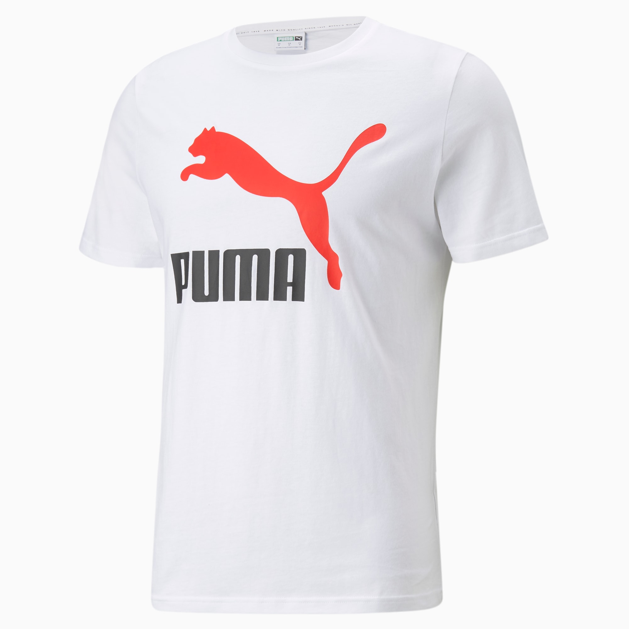 Red and white puma shirt clearance