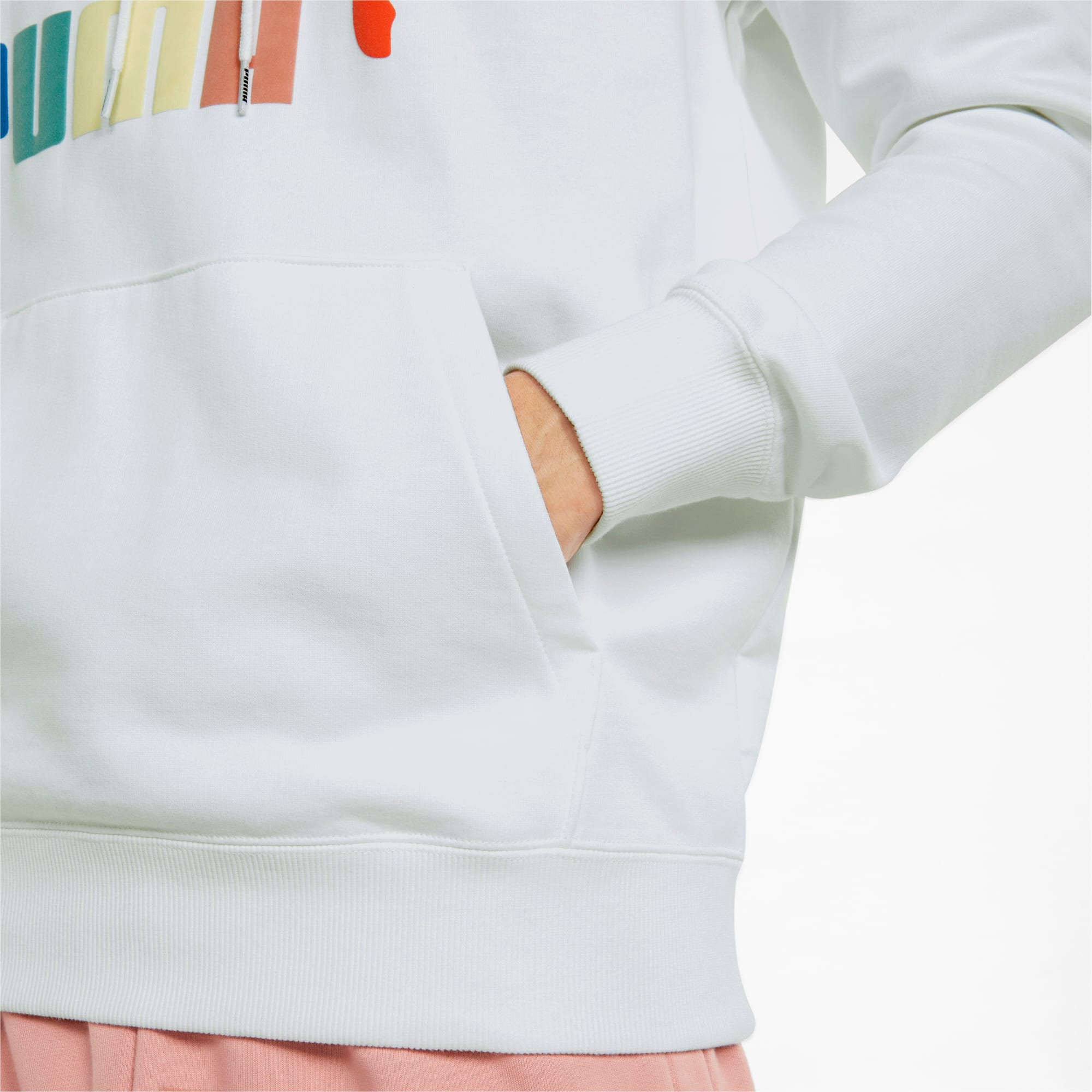 Mens pink puma hoodie shop