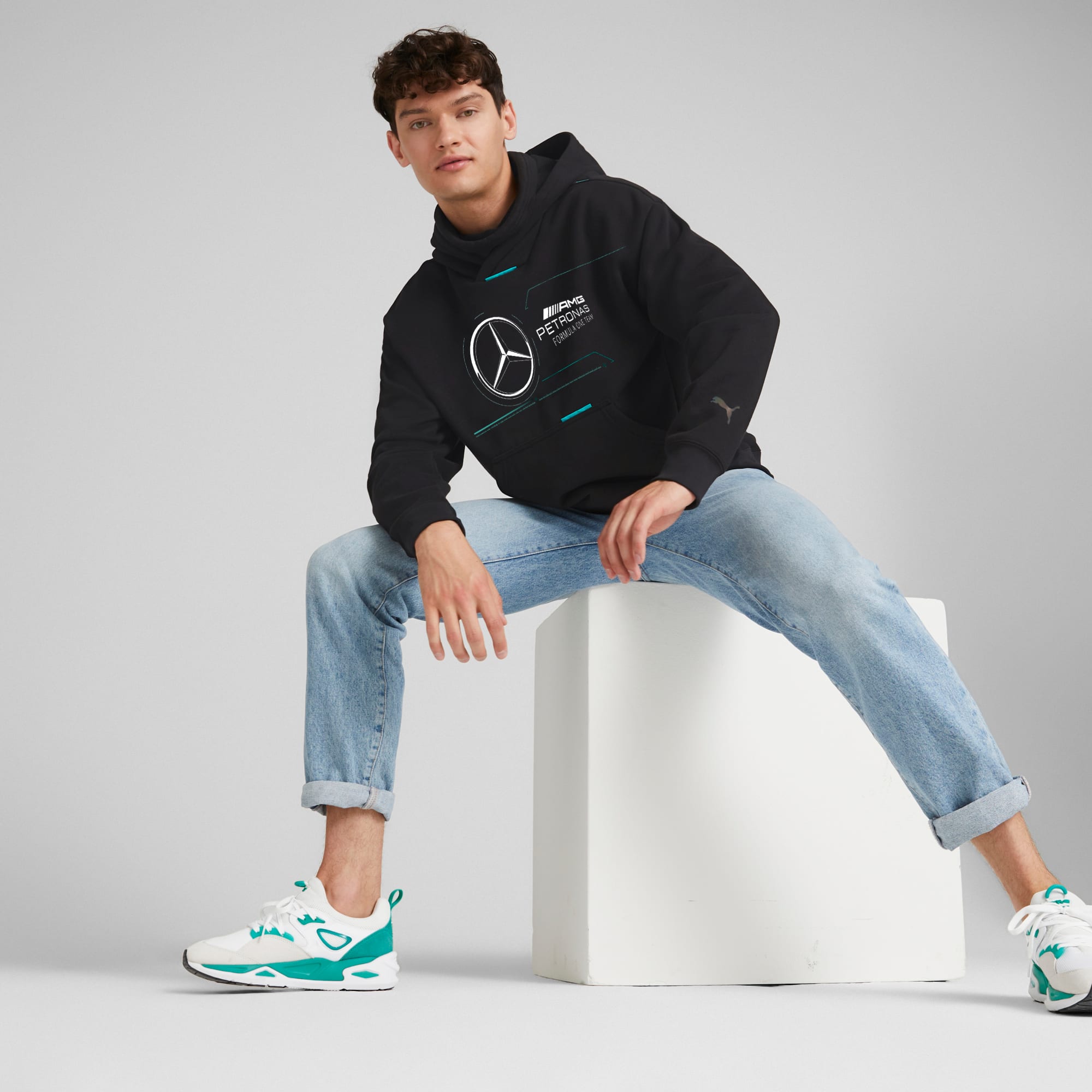 Mercedes AMG Petronas Men s Motorsport Statement Hoodie