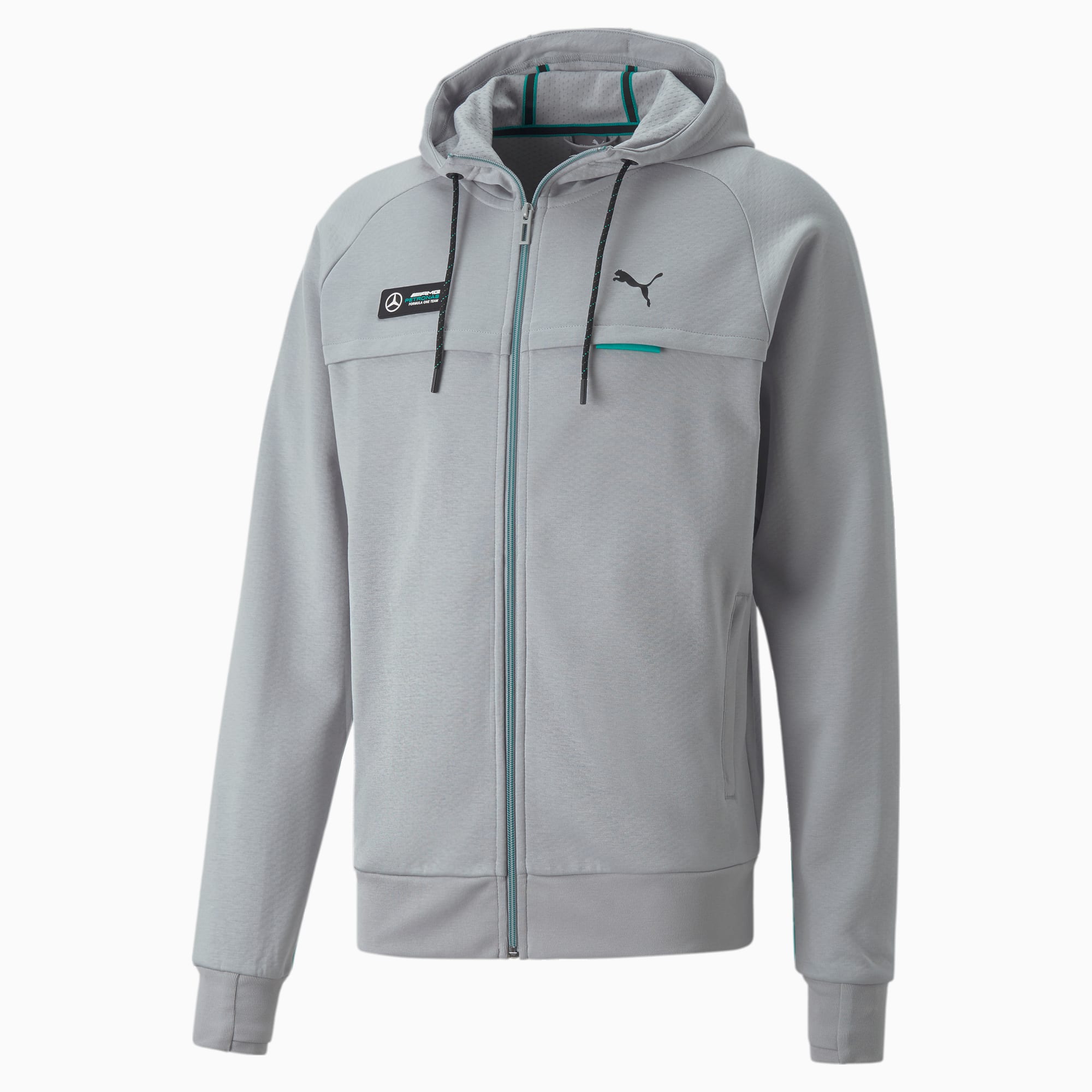 Veste Mercedes AMG F1 Team Hamilton / Russell Puma doudoune sans manches  Gris Clair 622133-02 - homme