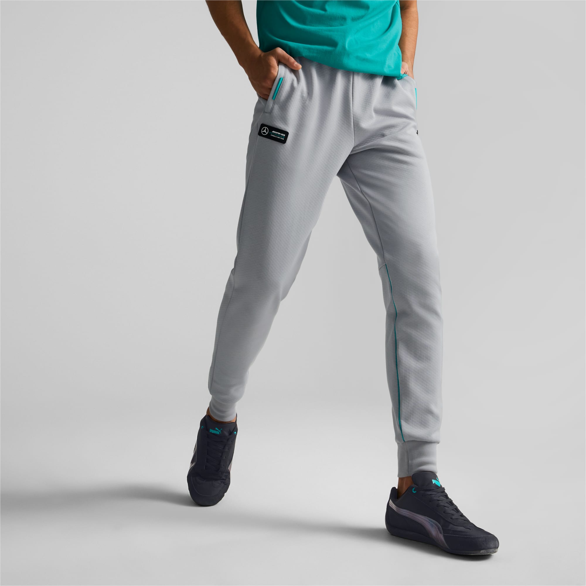  PUMA Hombres Mercedes Mapf1 Pantalones Deportivos Casual Casual  - Gris : Ropa, Zapatos y Joyería