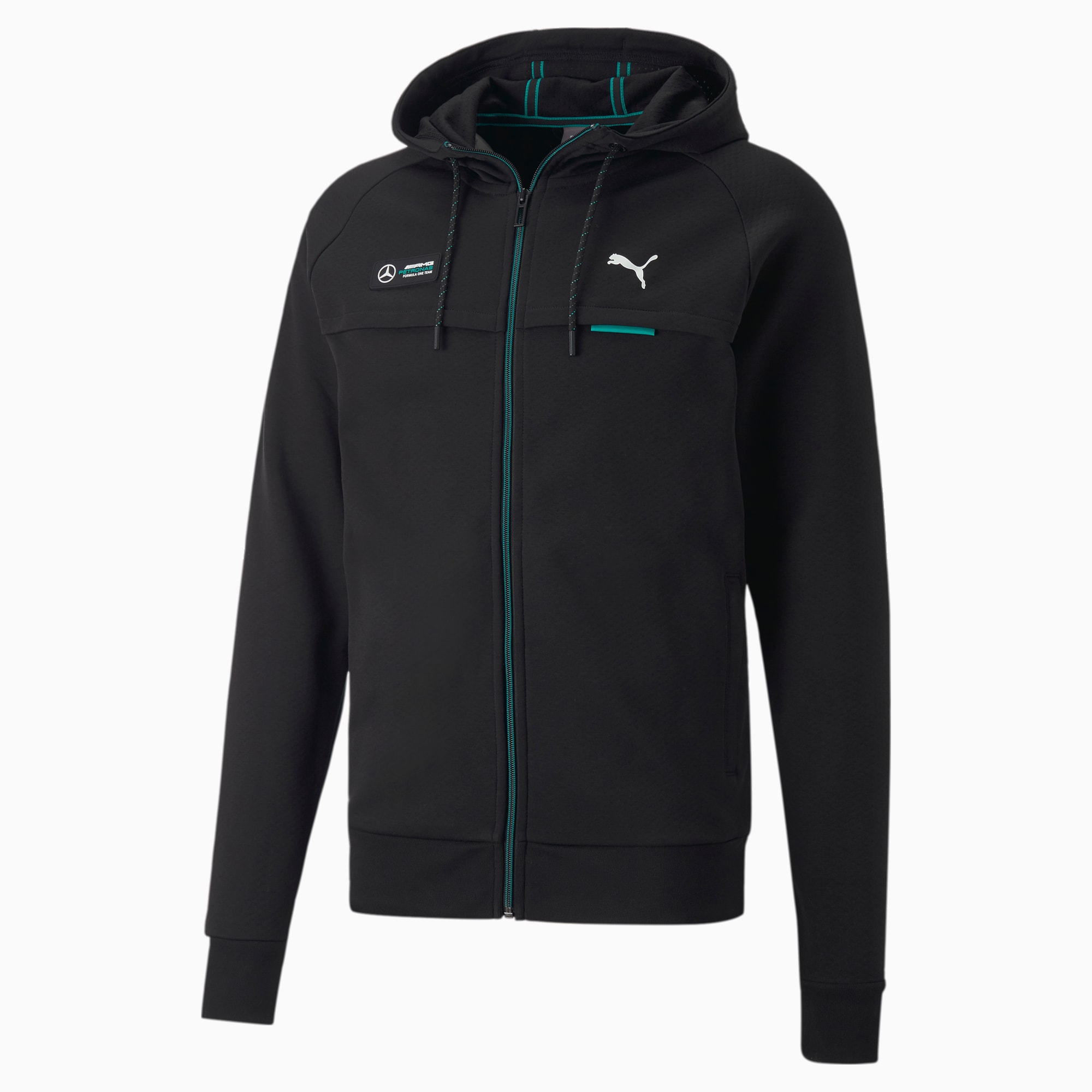 Mercedes AMG F1 Sweat Men s Slim Fit Jacket PUMA