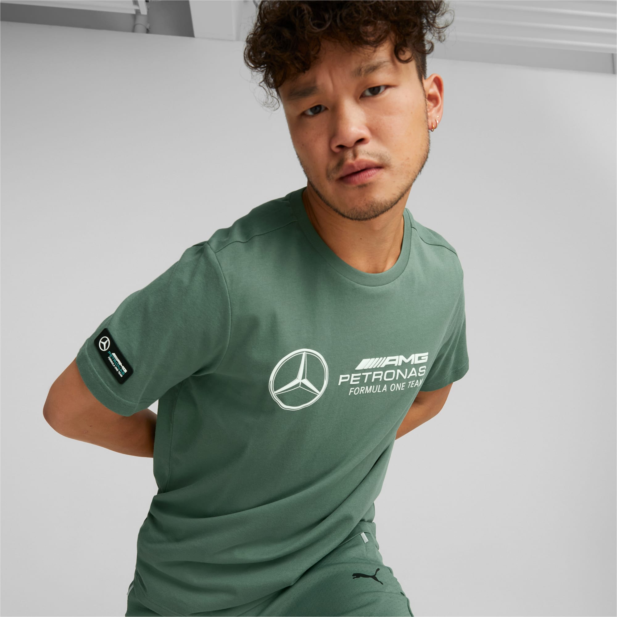 Mercedes-AMG Petronas Motorsport F1 Men's Logo Tee | PUMA Shoes | PUMA