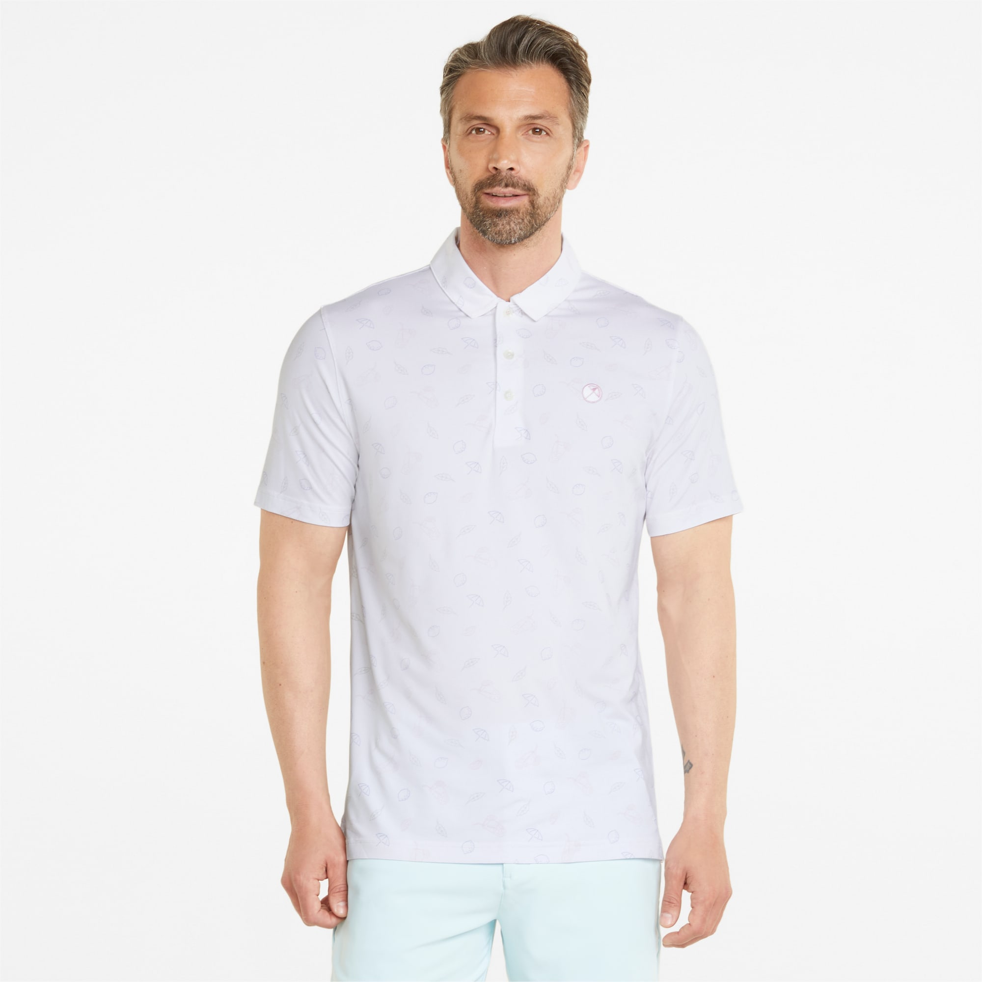 PUMA x ARNOLD PALMER CLOUDSPUN Contender Men s Golf Polo PUMA Polos PUMA