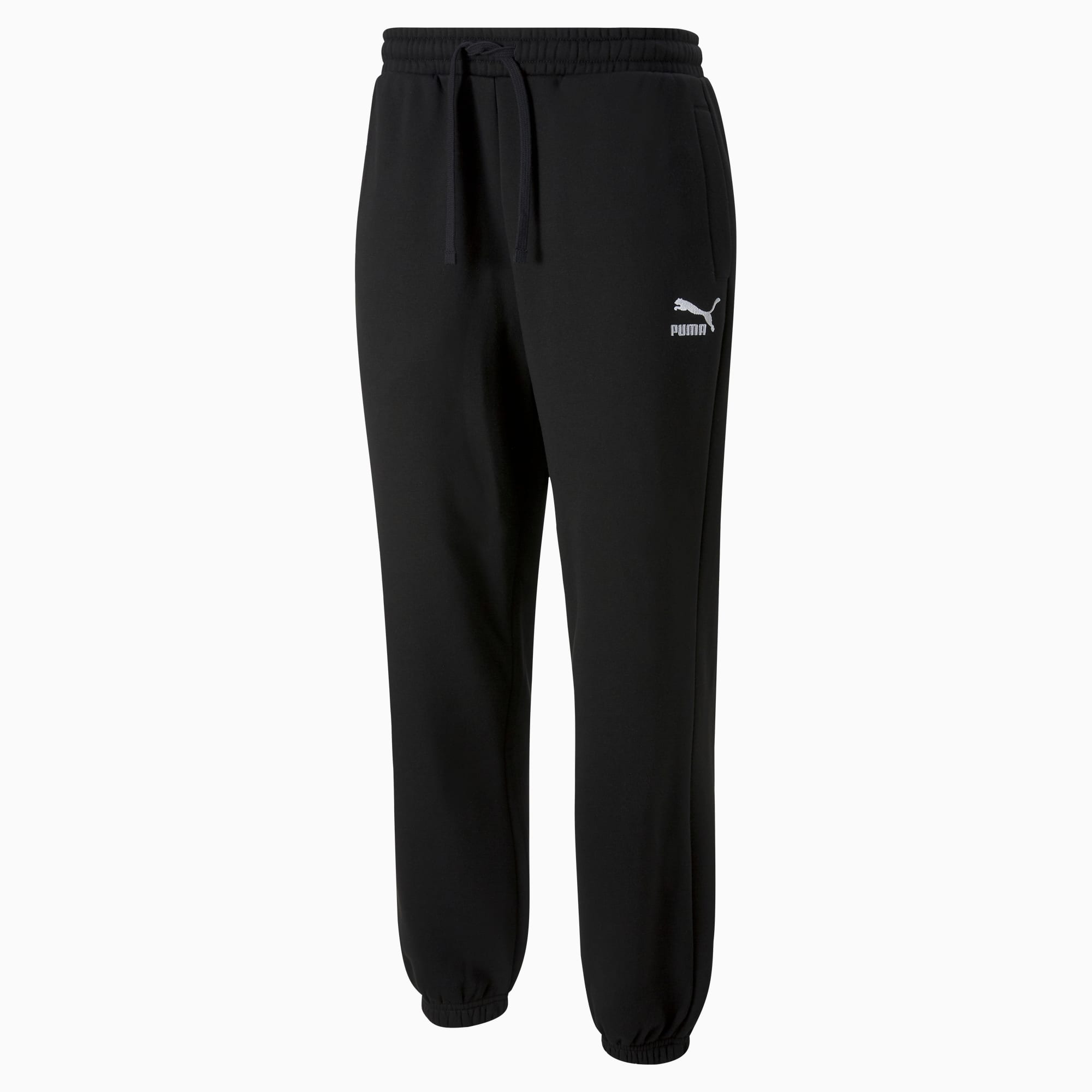 Grey puma joggers mens deals