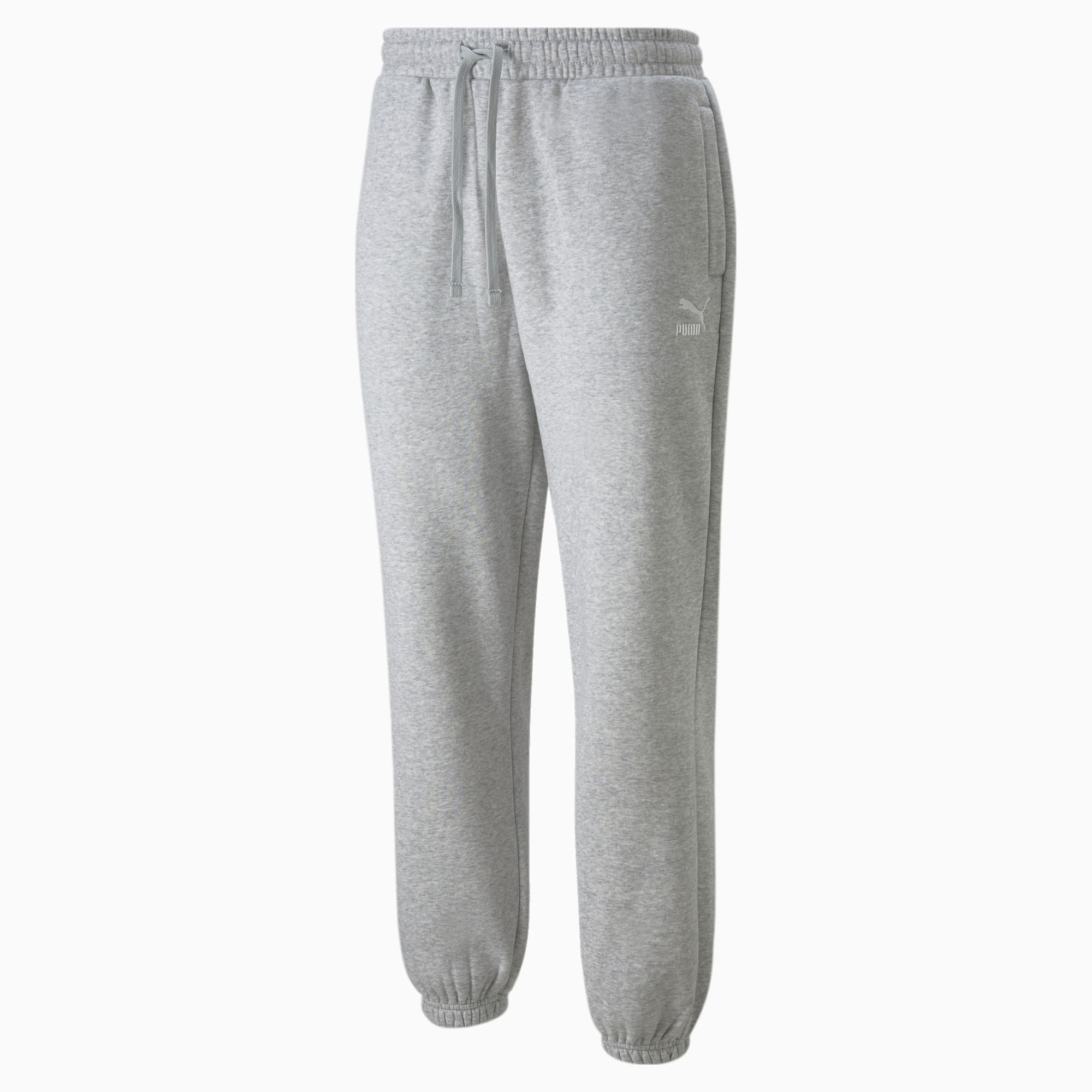 Grey puma sweatpants cheap