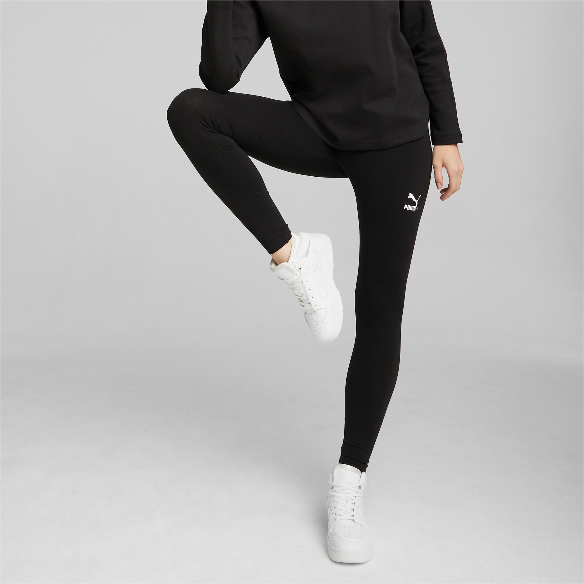 Buy Romastory Women's Elastic Shiny Leggings Pants High Waisted Shining  Sports Workout Leggings Tights (Small, Black) at