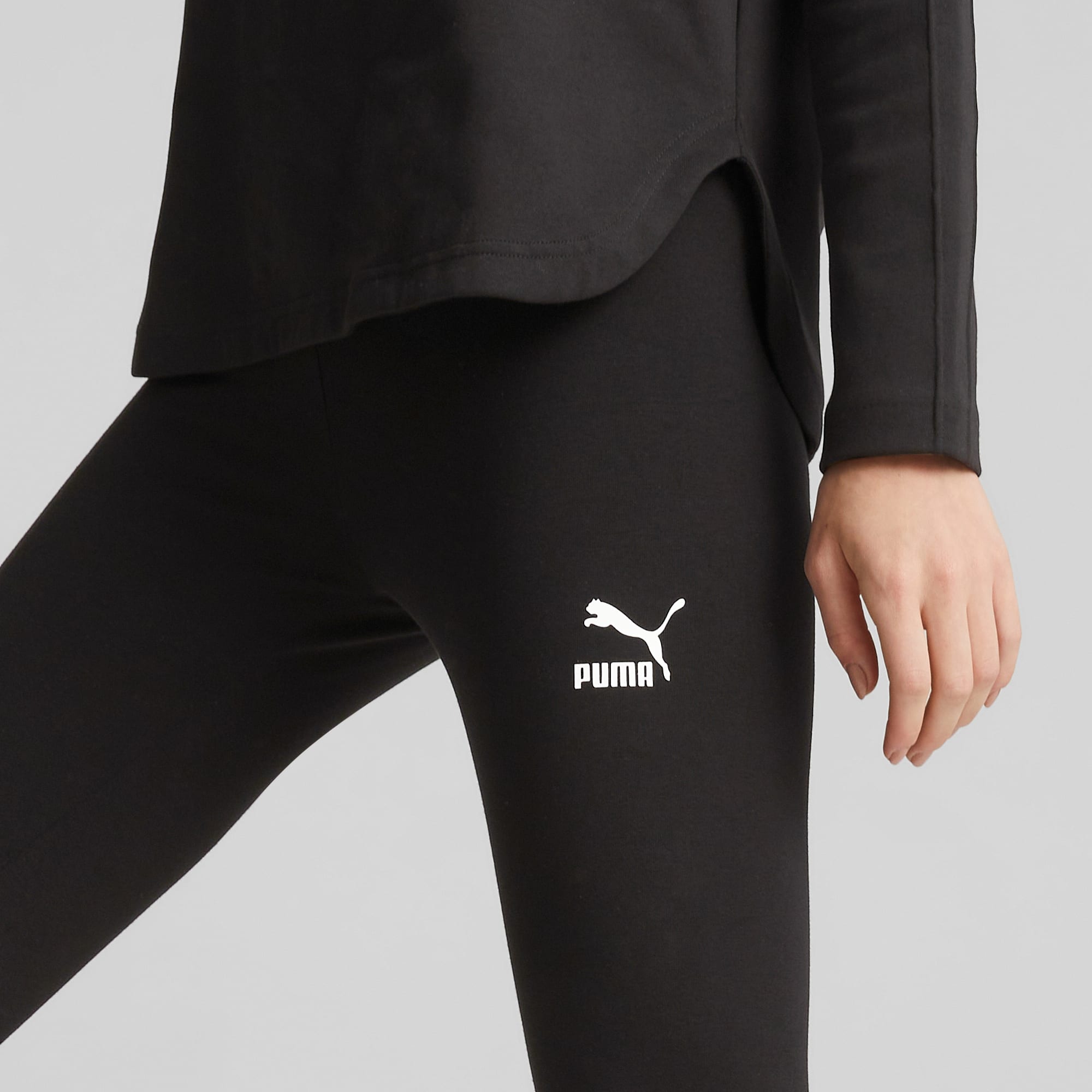 Shop PUMA Classics Now Then Leggings 62406401 black