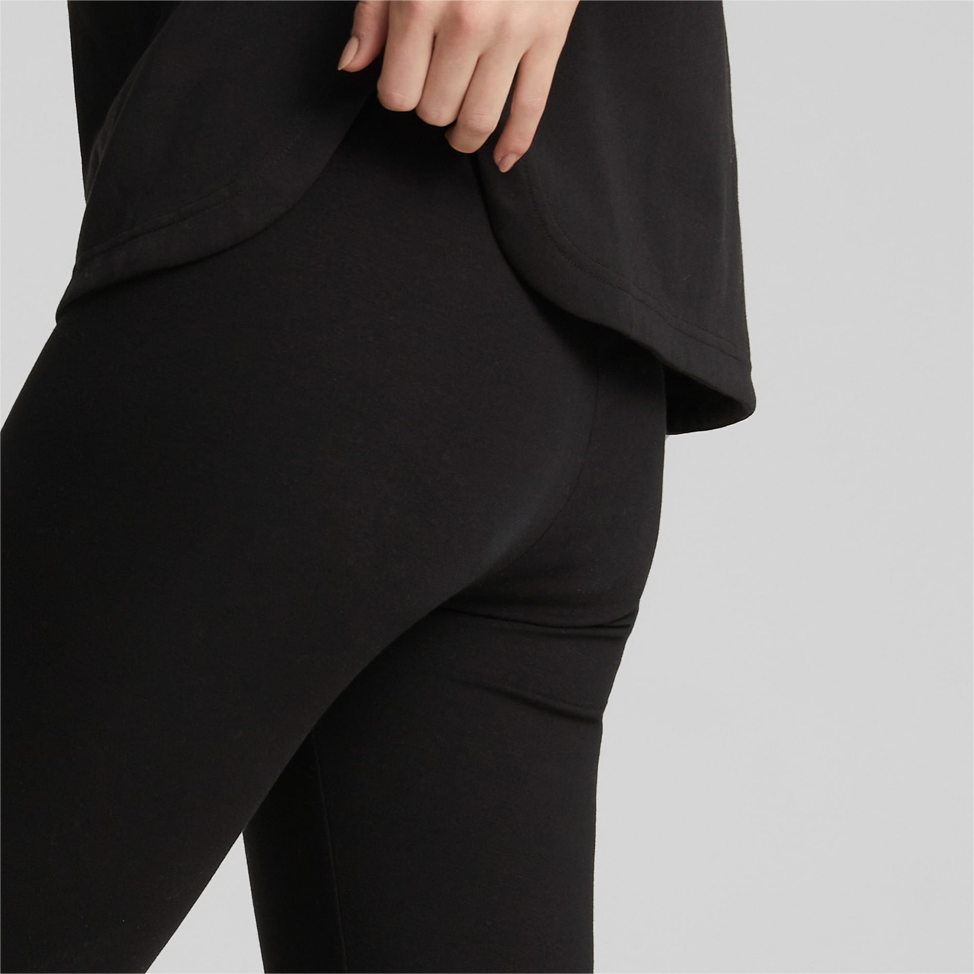 Jupiter Gear Black High-Waisted Classic Gym Leggings with Side