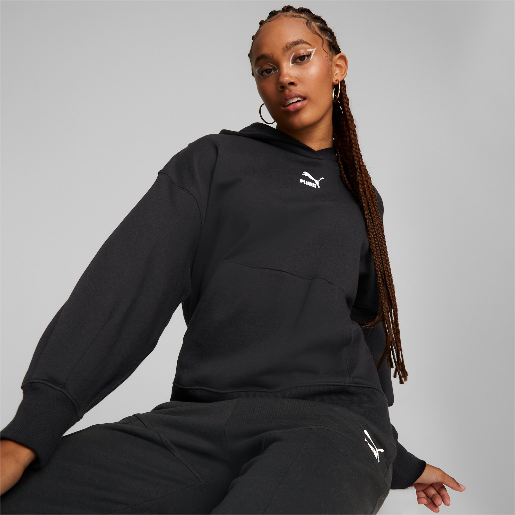 Sweat capuche oversize best sale femme