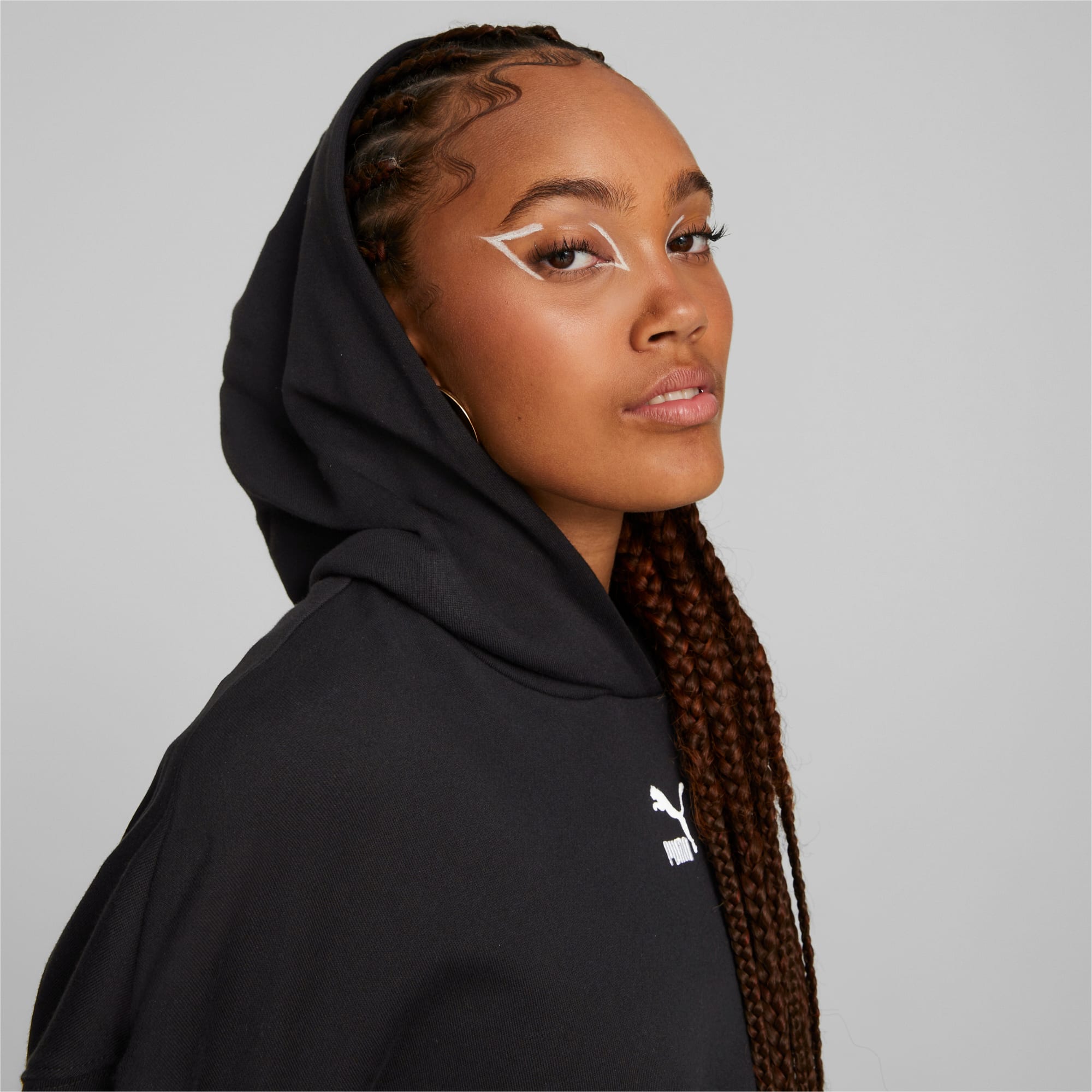 Classics Oversized Hoodie Women Puma Black PUMA Shop All Puma PUMA