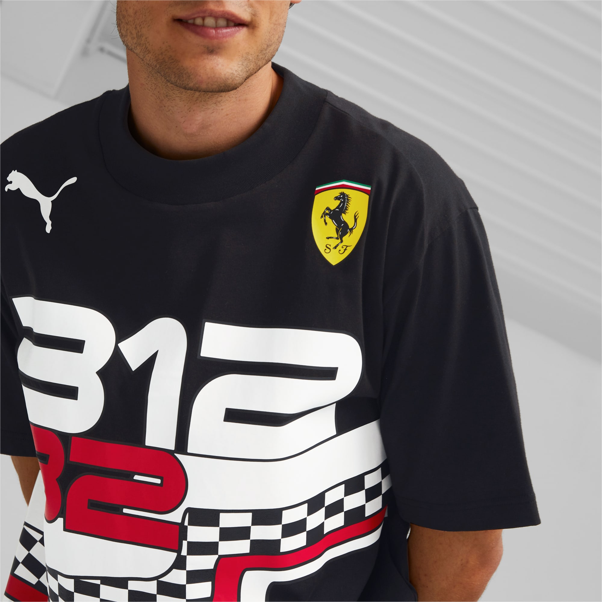 Puma T-Shirts Scuderia Ferrari Statement Homme Rouge