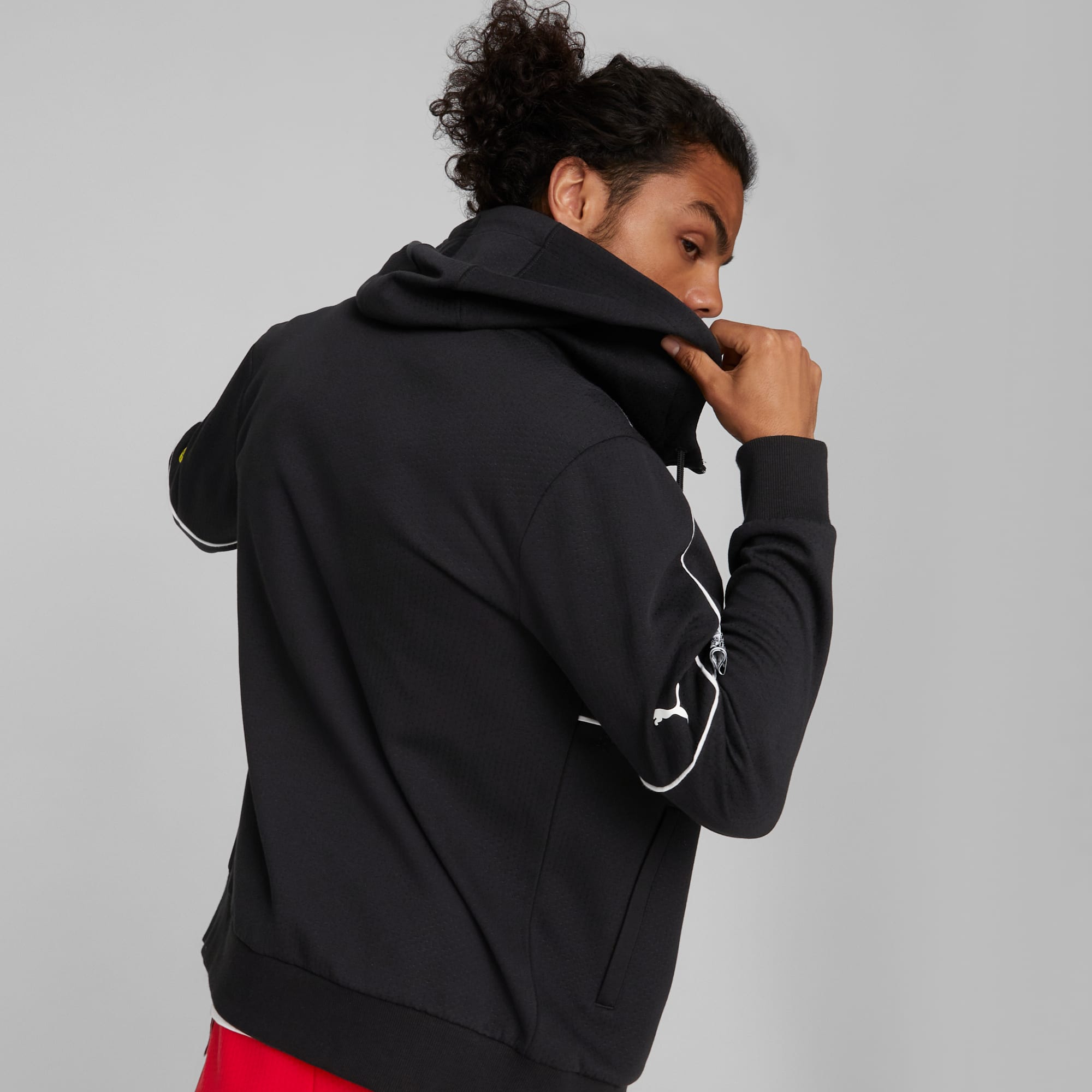 Scuderia Ferrari Race Hooded Motorsport Sweat Jacket Men