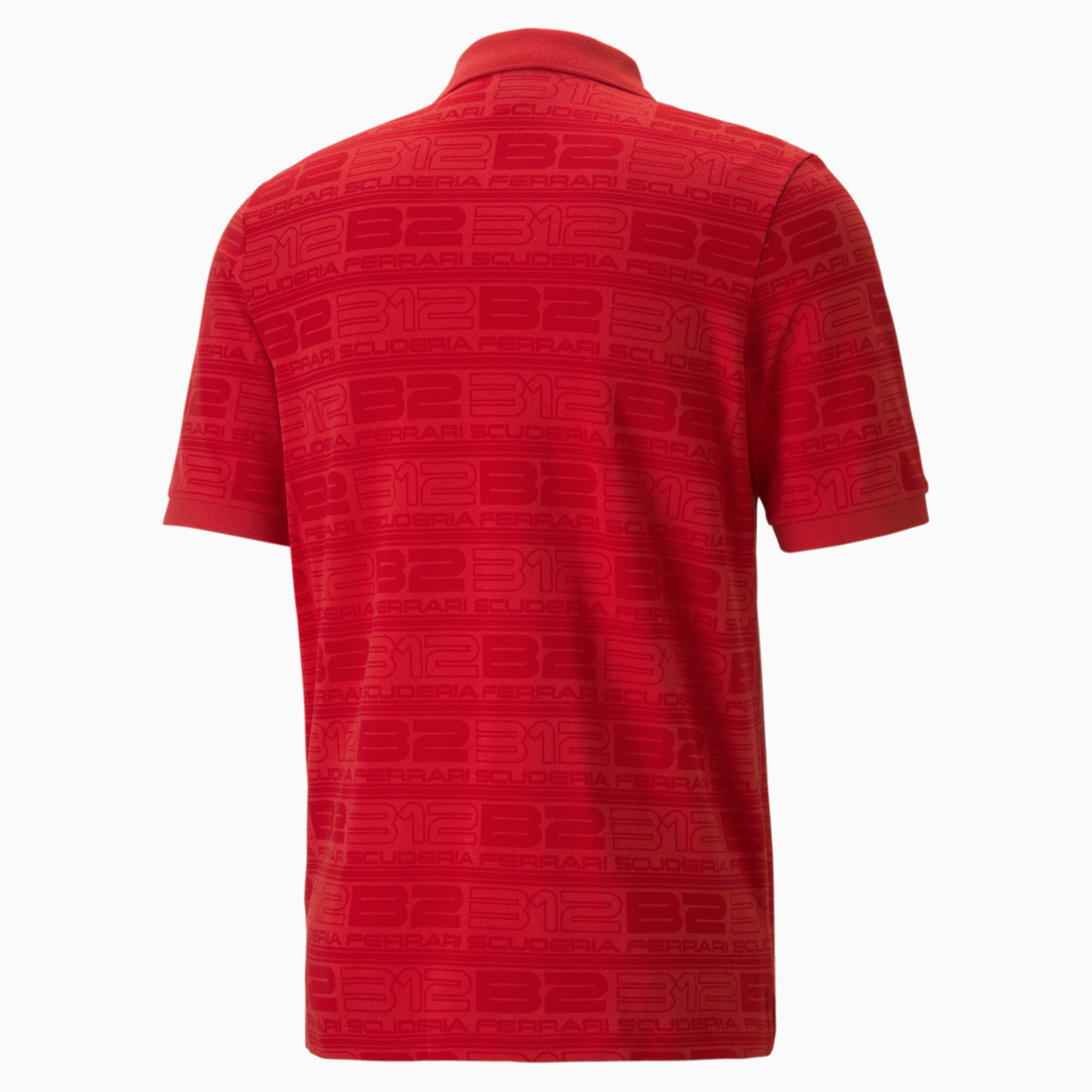 Scuderia Ferrari Race Graphic Printed Motorsport Polo Shirt Men