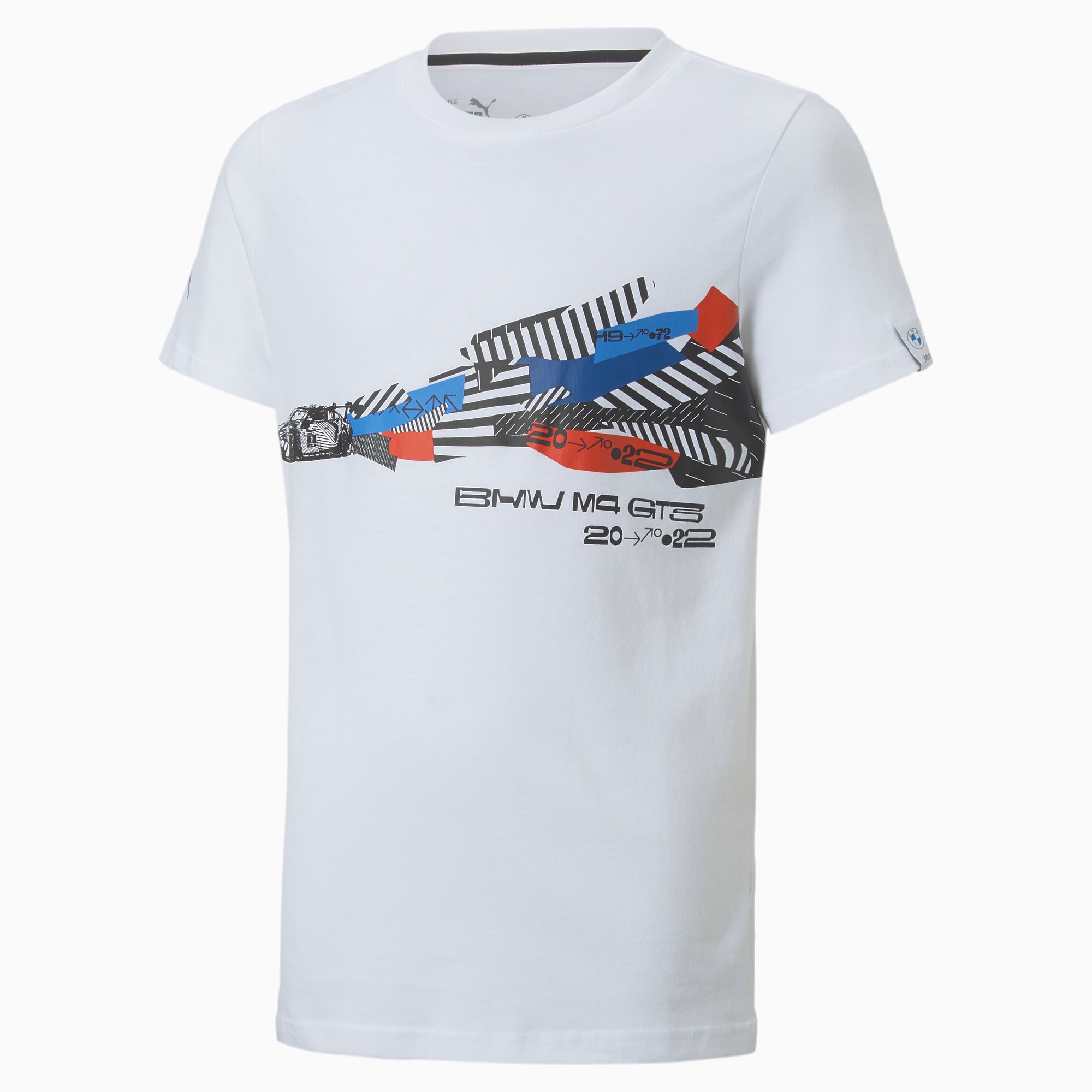 BMW M Motorsport Kids Car Graphic Youth T Shirt PUMA
