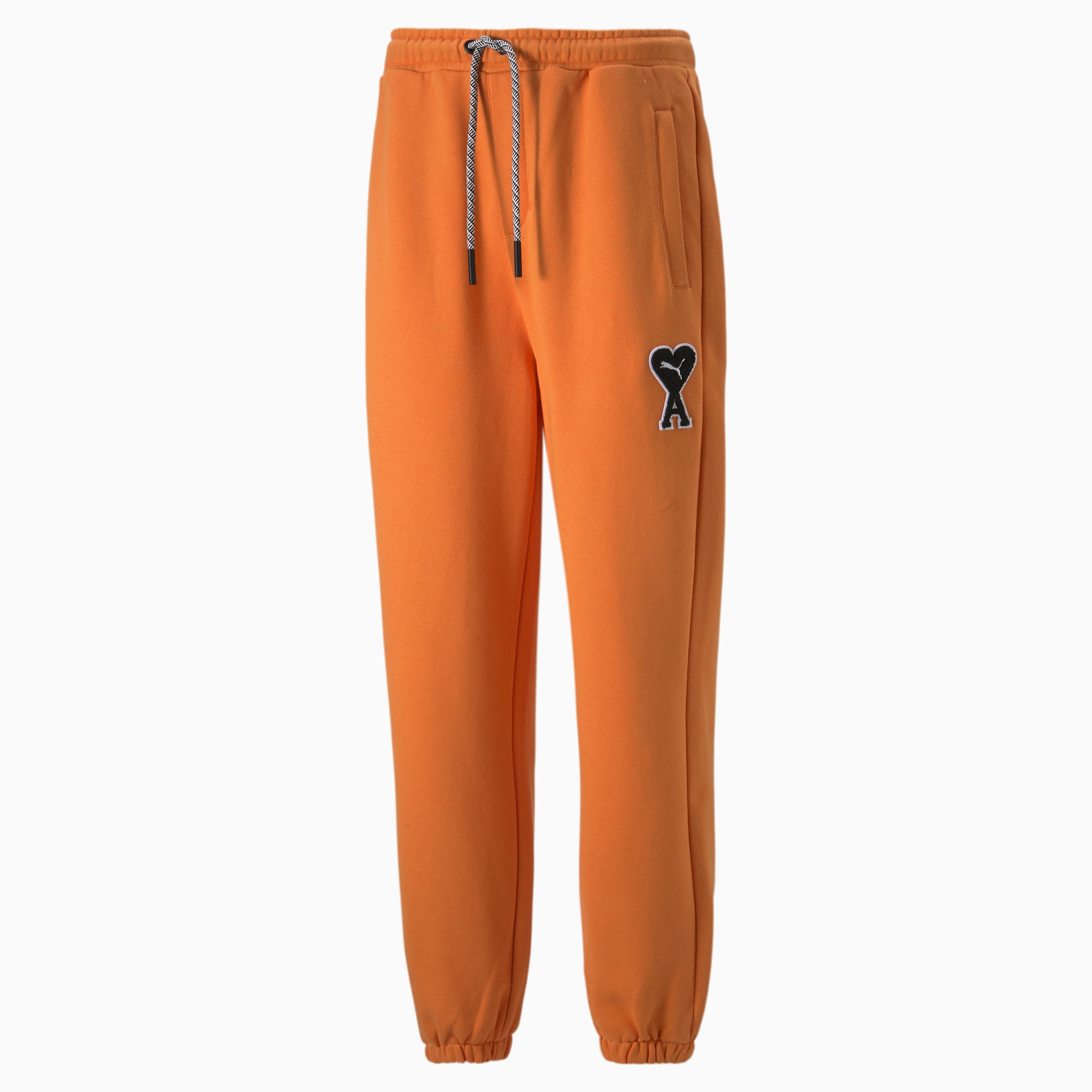 푸마 X 아미 조거 스웨트팬츠/PUMA X AMI Sweatpants, Jaffa Orange, large-KOR