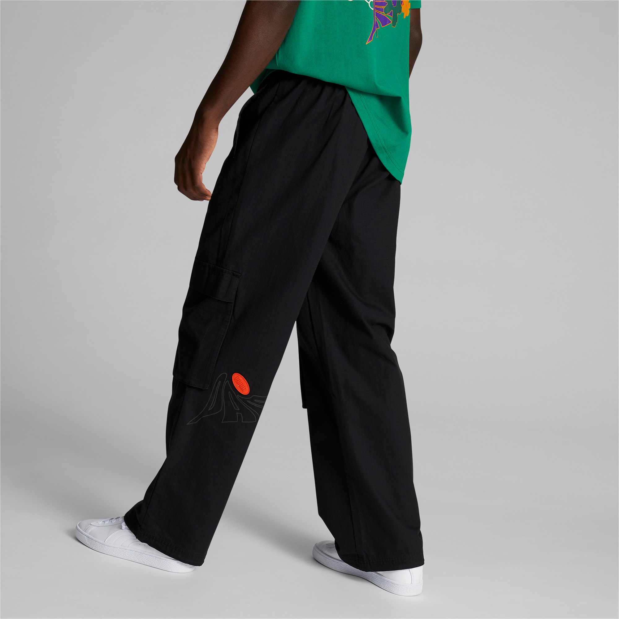 Puma x PAM Baggy Cargo Pant in Puma Black Puma