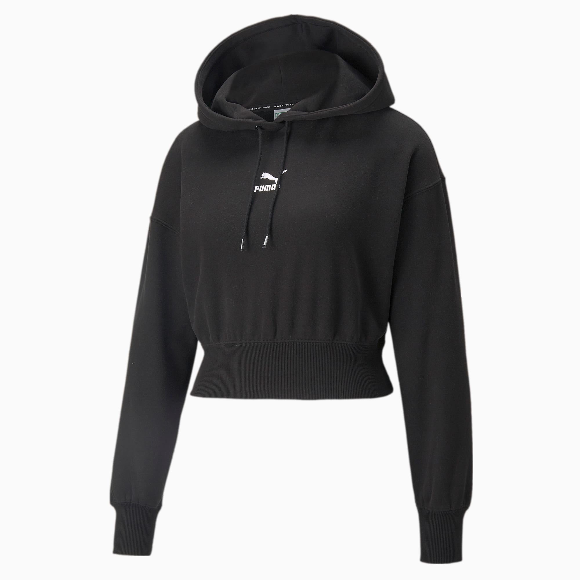 Puma crop top hoodie shop