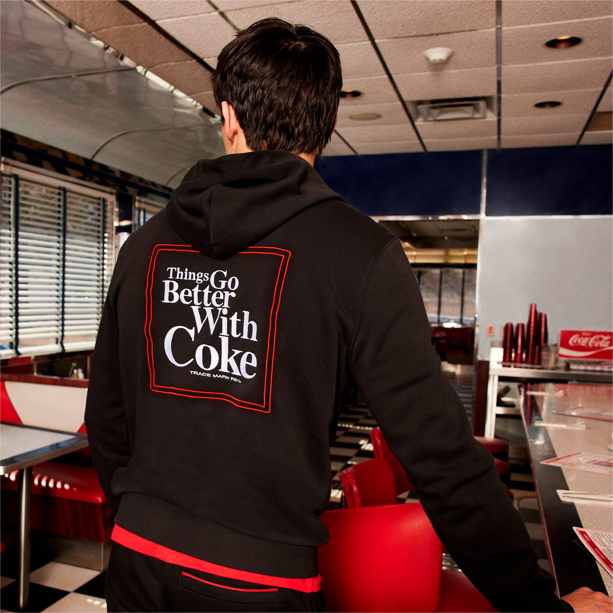 Men's coca cola hoodie discount