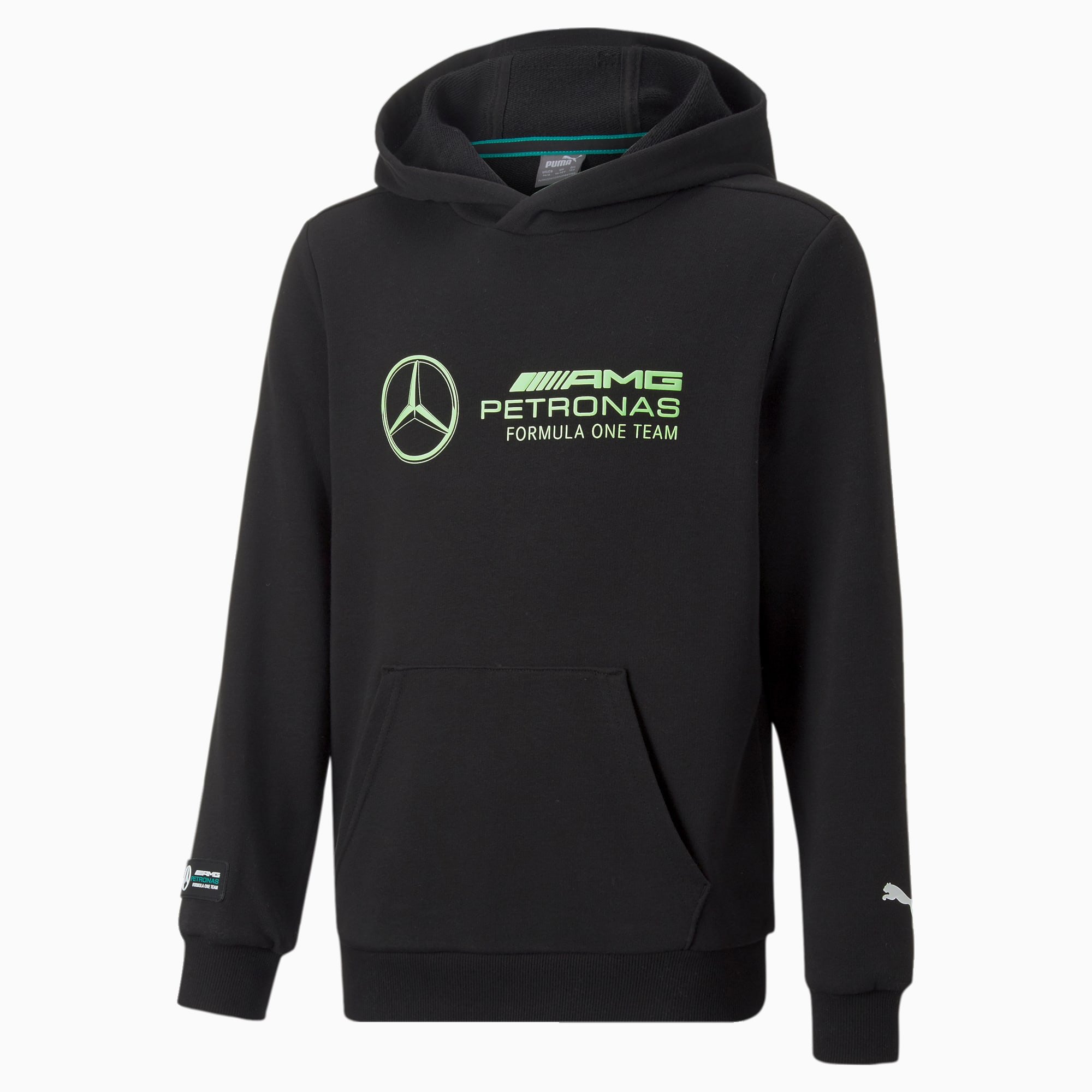 Mercedes AMG Petronas F1 Logo Youth Regular Fit Hoodie PUMA