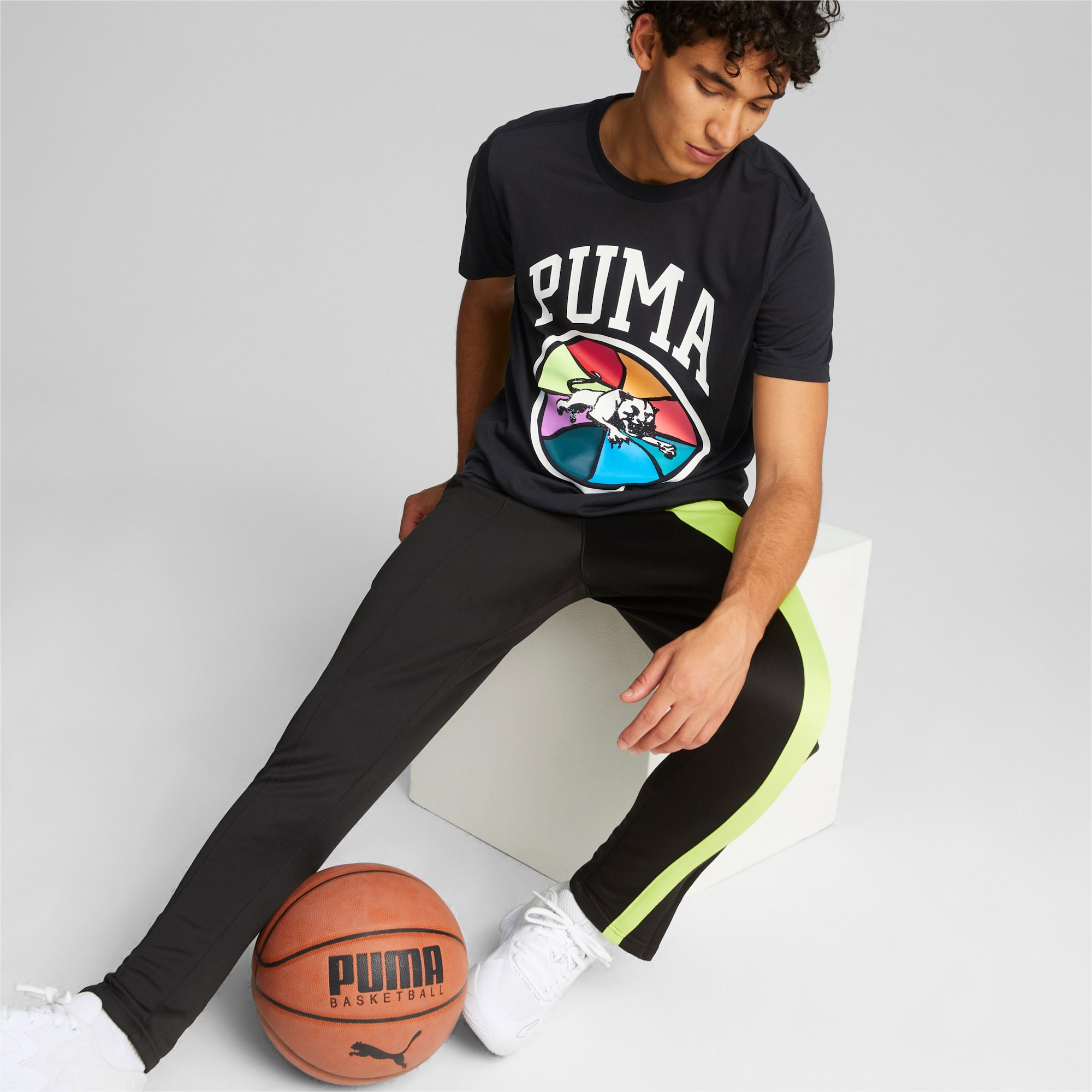Descriptivo Noche piel Camiseta de baloncesto de manga corta para hombre Box Out 1 | | PUMA