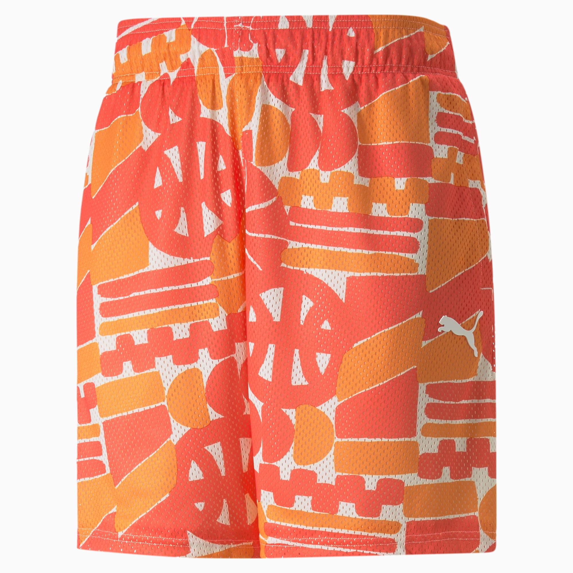 Mens orange puma shorts outlet