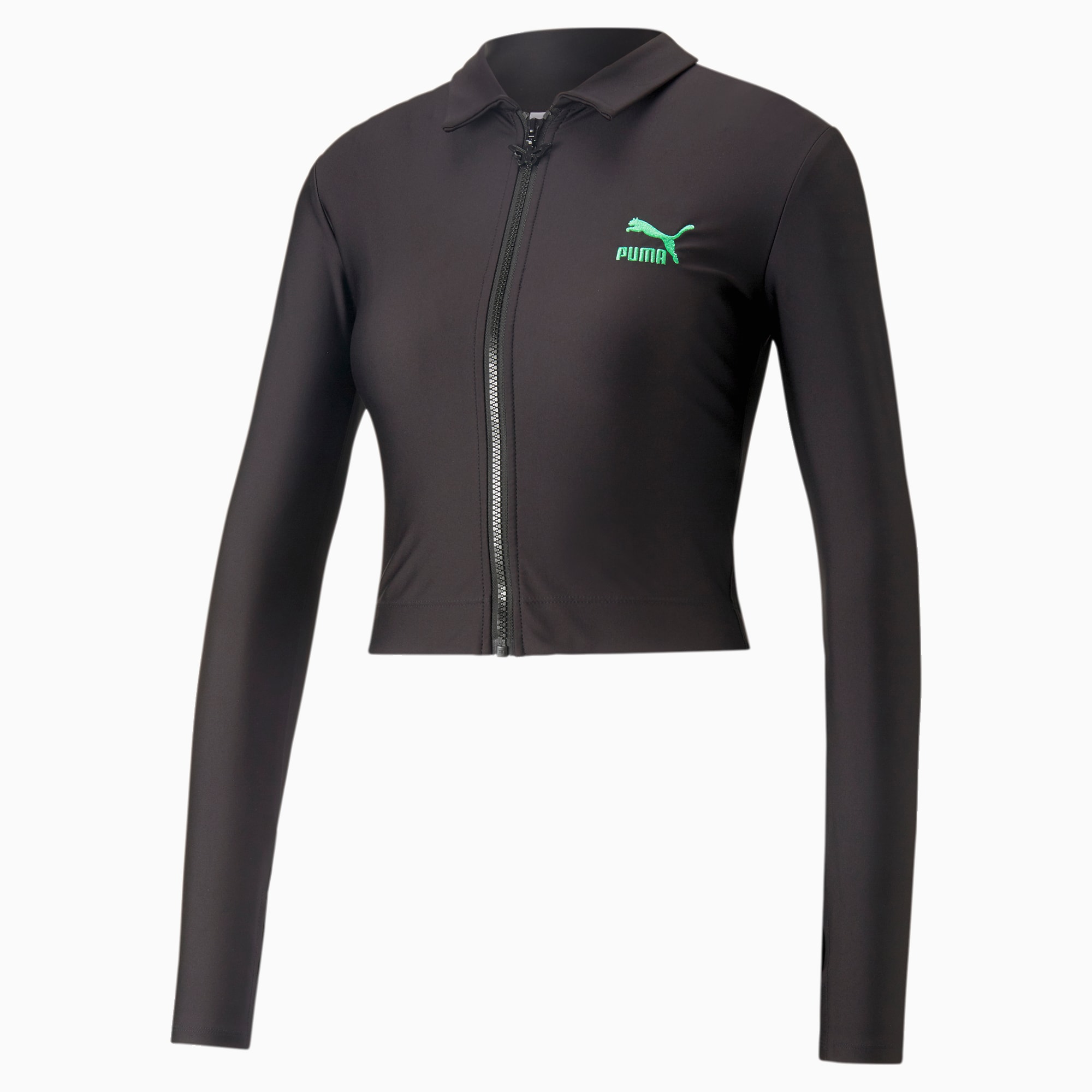 Puma long sleeve crop top best sale