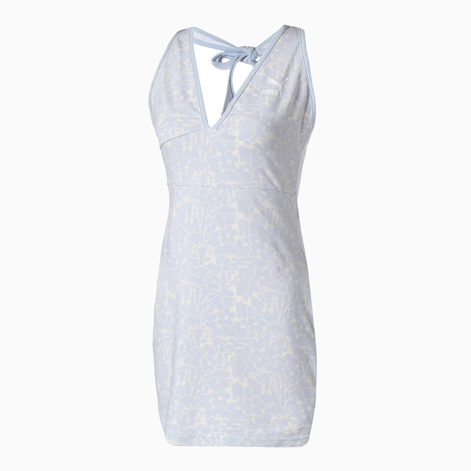 Summer Resort Printed Dress Women, Arctic Ice-AOP, large-SEA