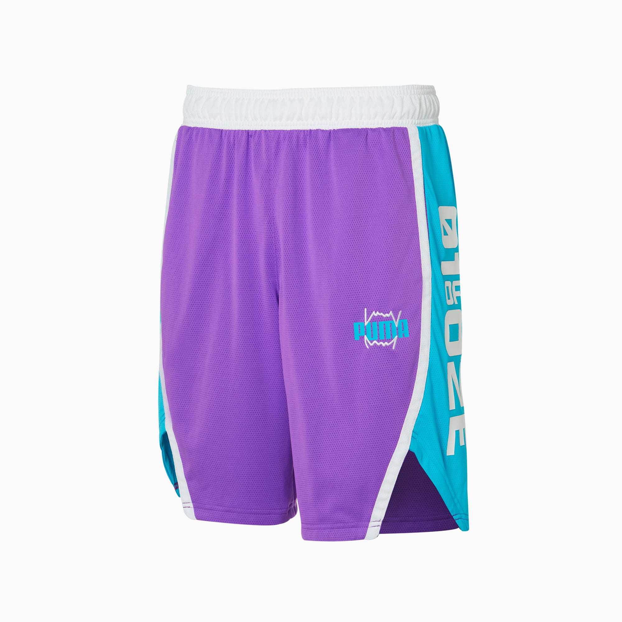 Puma ferrari shorts purple top