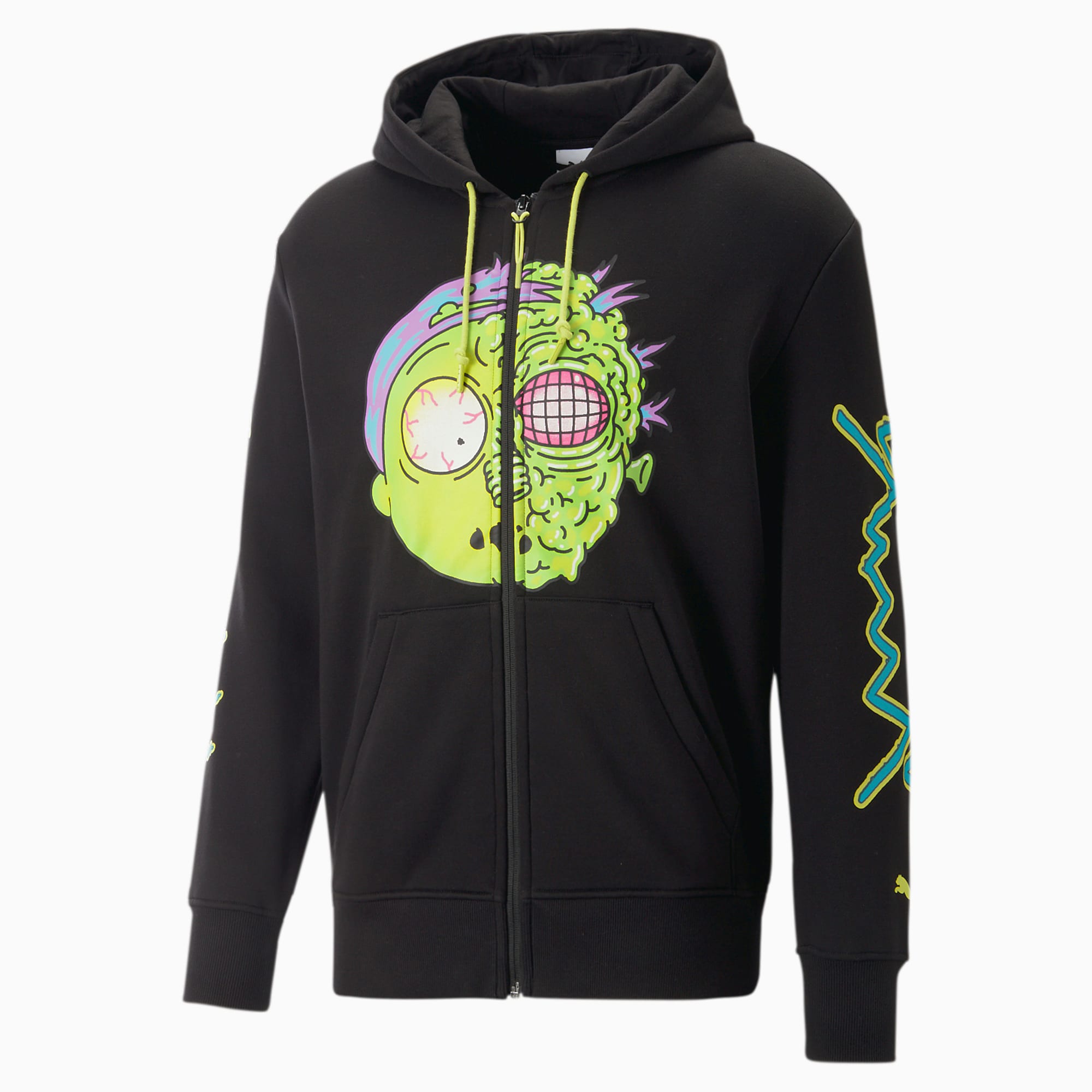 PUMA x RICK AND MORTY Full Zip Basketball Hoodie Men
