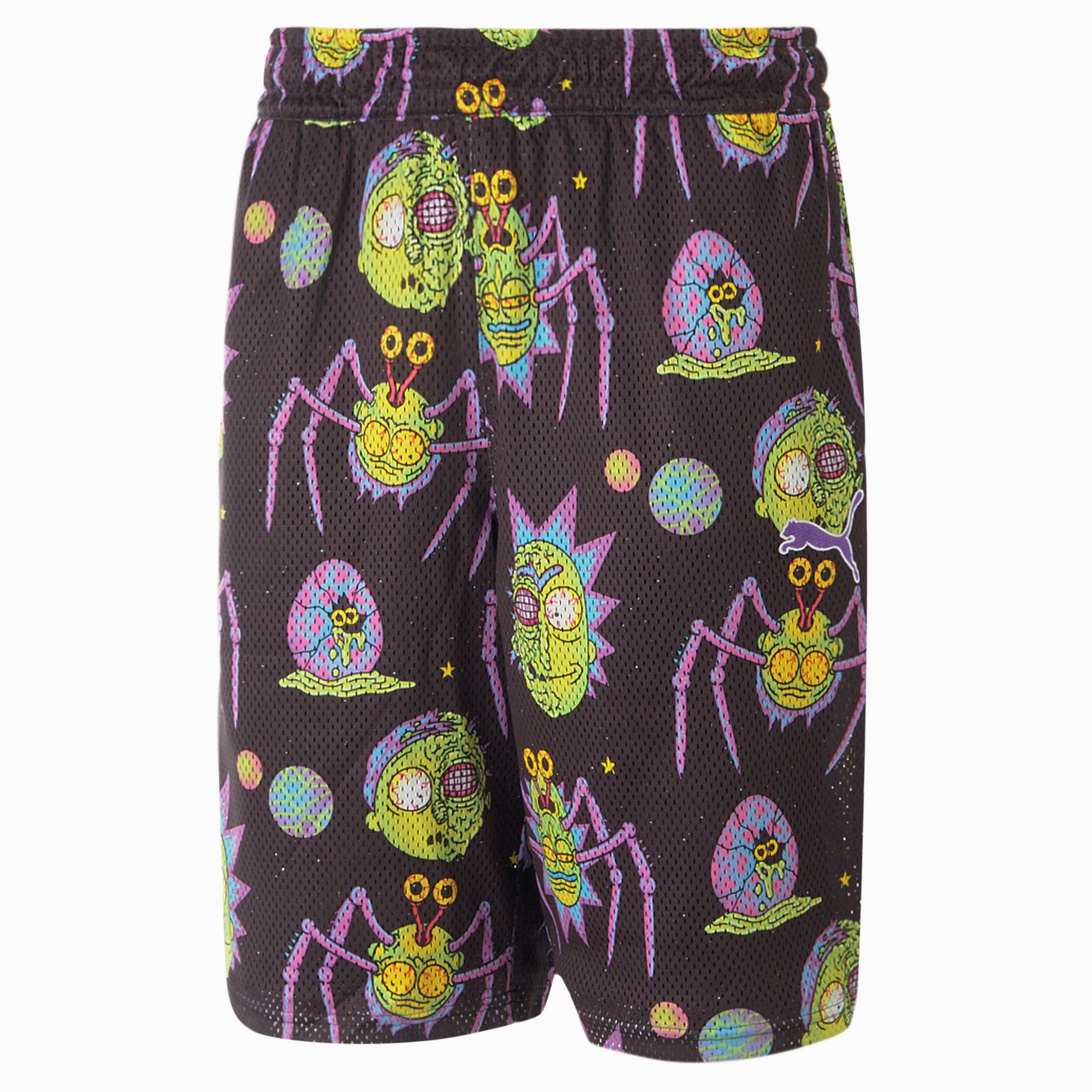 PUMA x RICK AND MORTY Printed Basketball Shorts Men