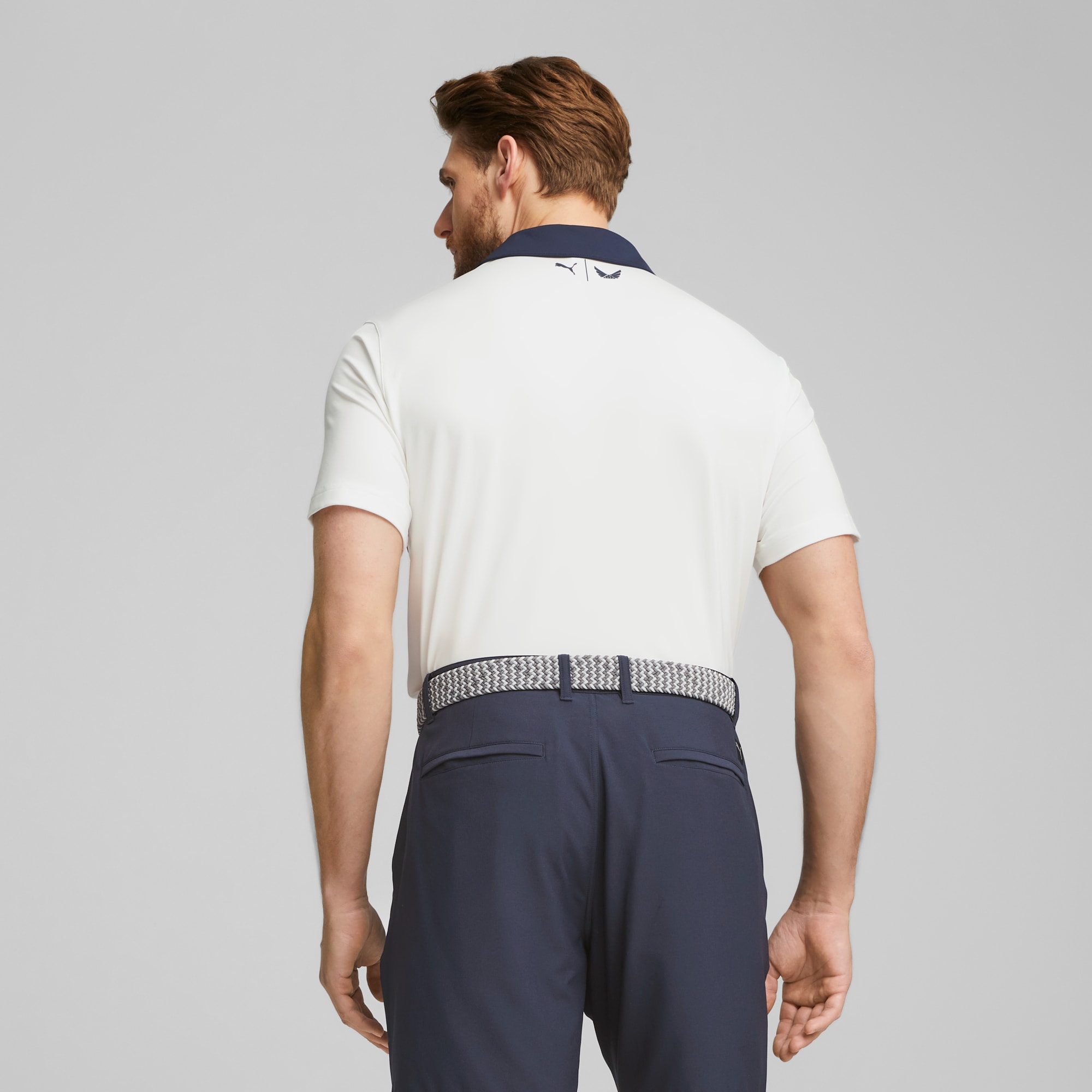 Polo de golf PUMA x VOLITION Flag Stripe para hombre