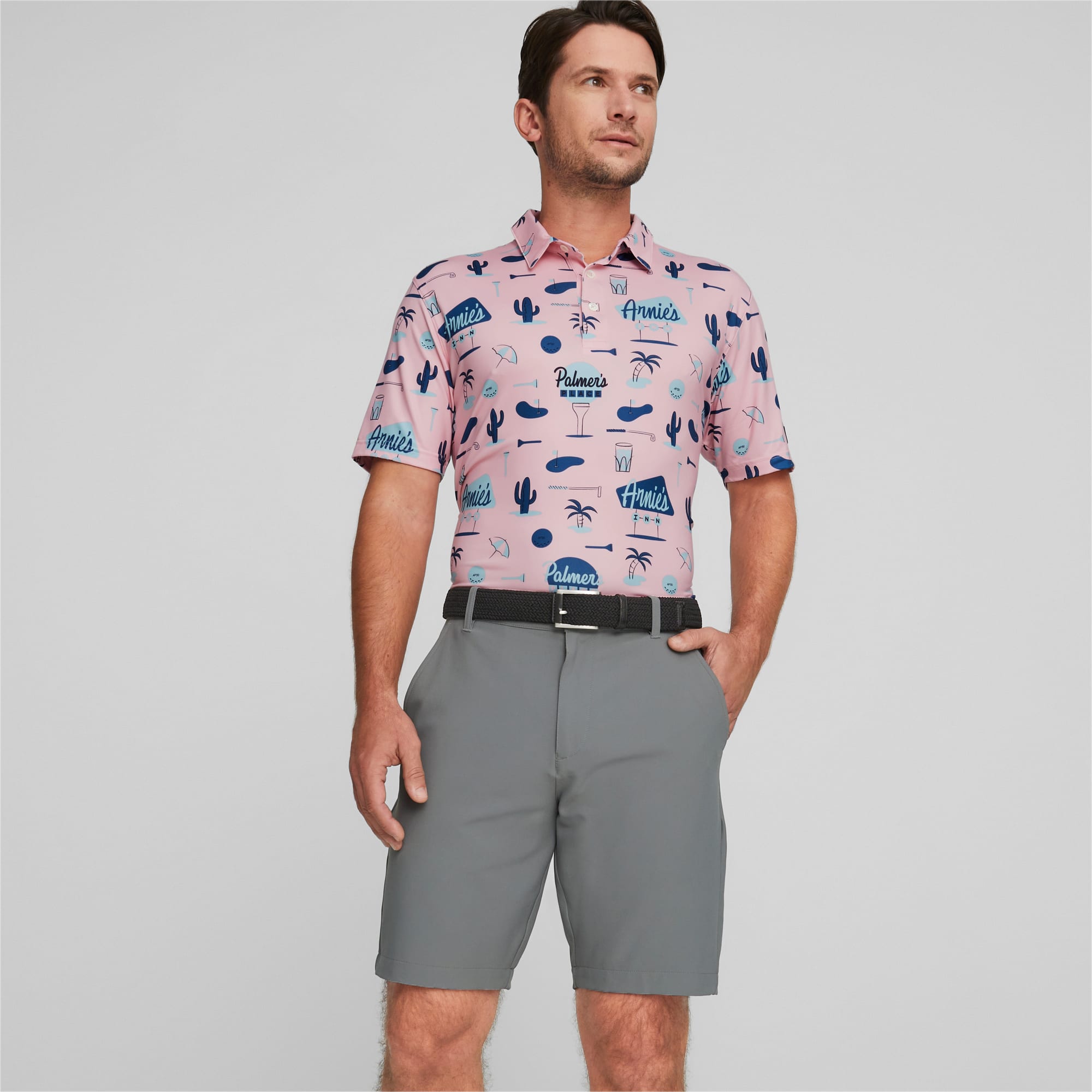 M ska koszulka polo PUMA x Arnold Palmer CLOUDSPUN Umbrellas