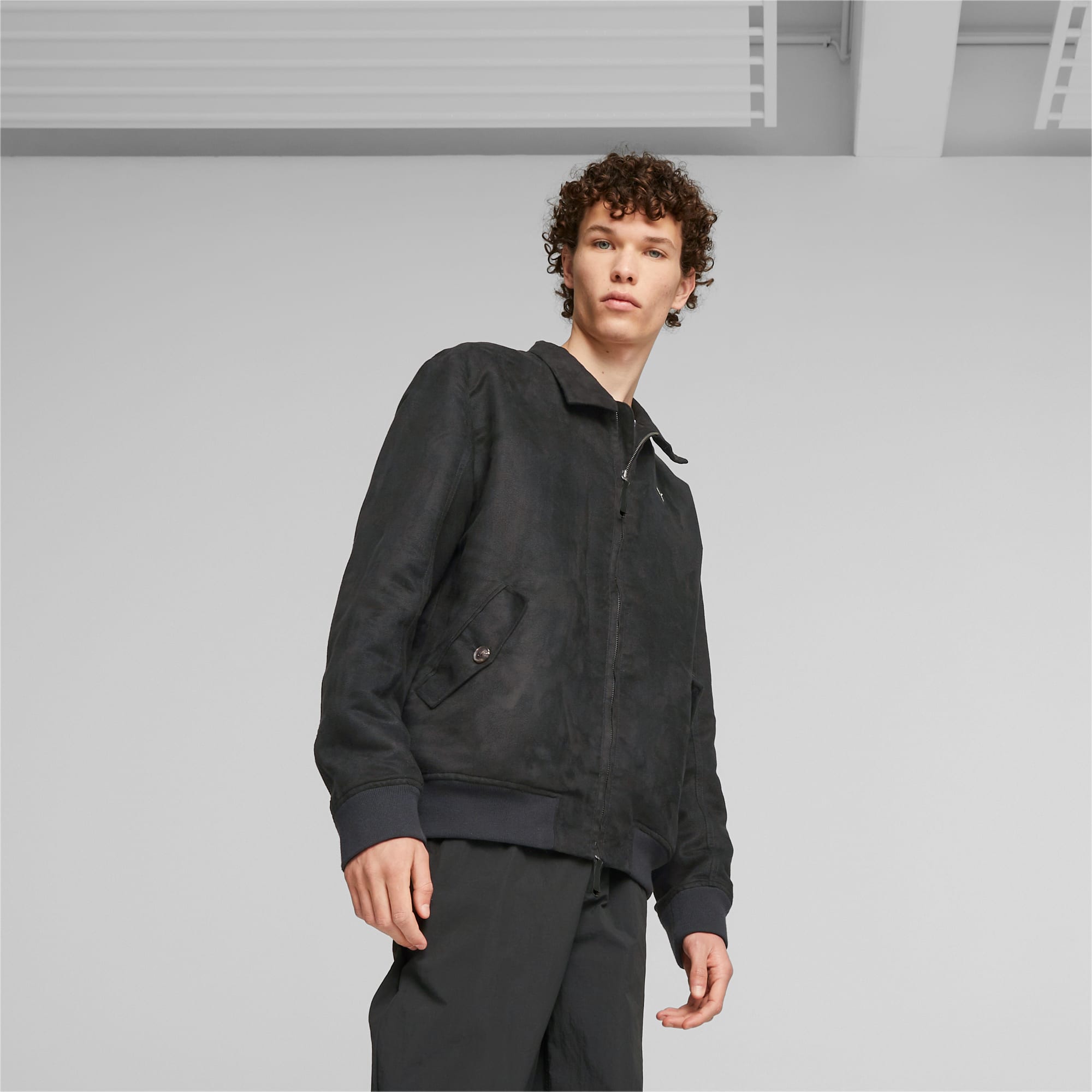 Puma suede jacket sales
