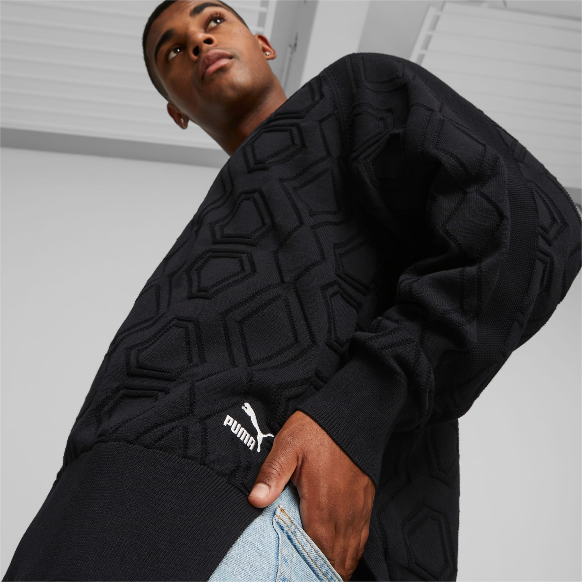 Puma v neck sweater deals