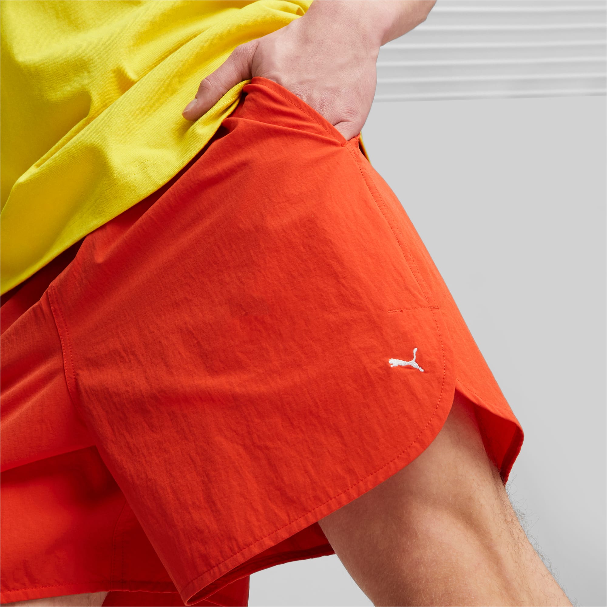 Short puma azul sales