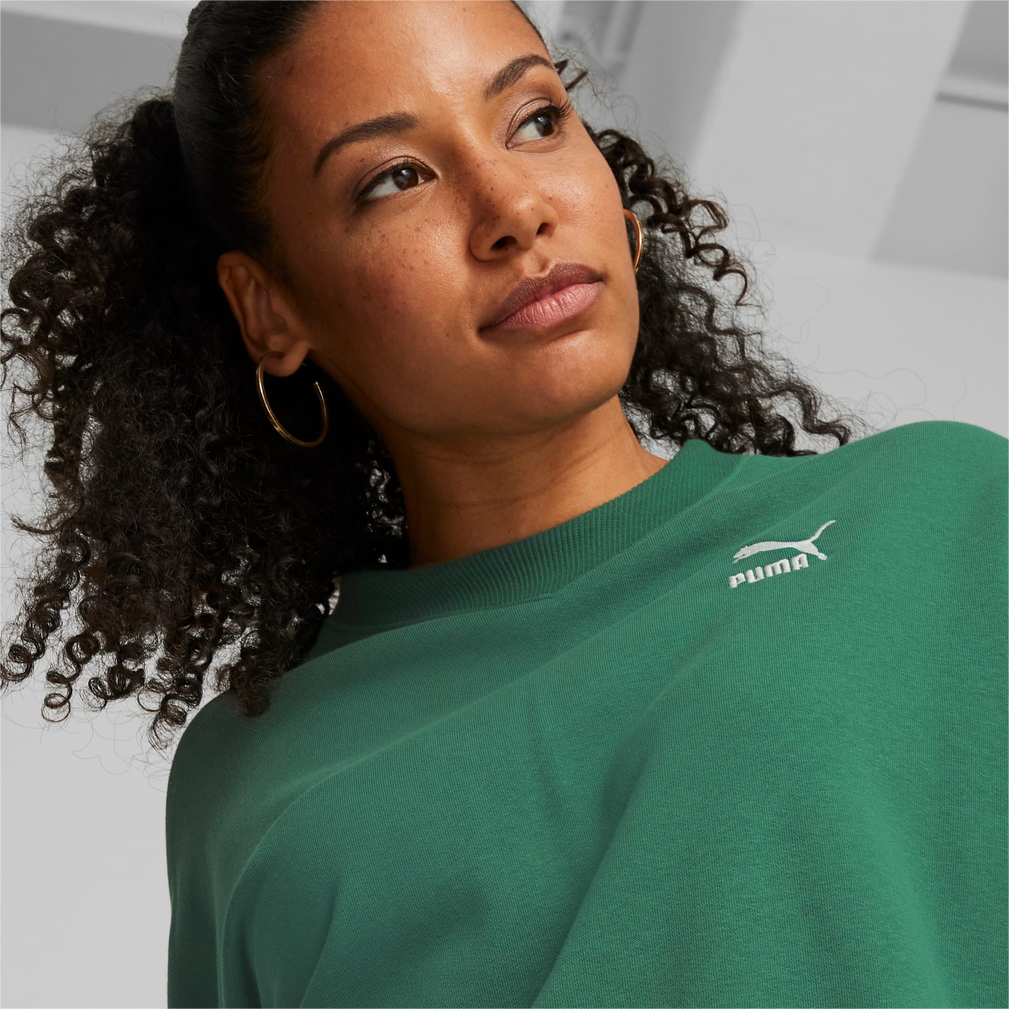 Puma green sweater shop