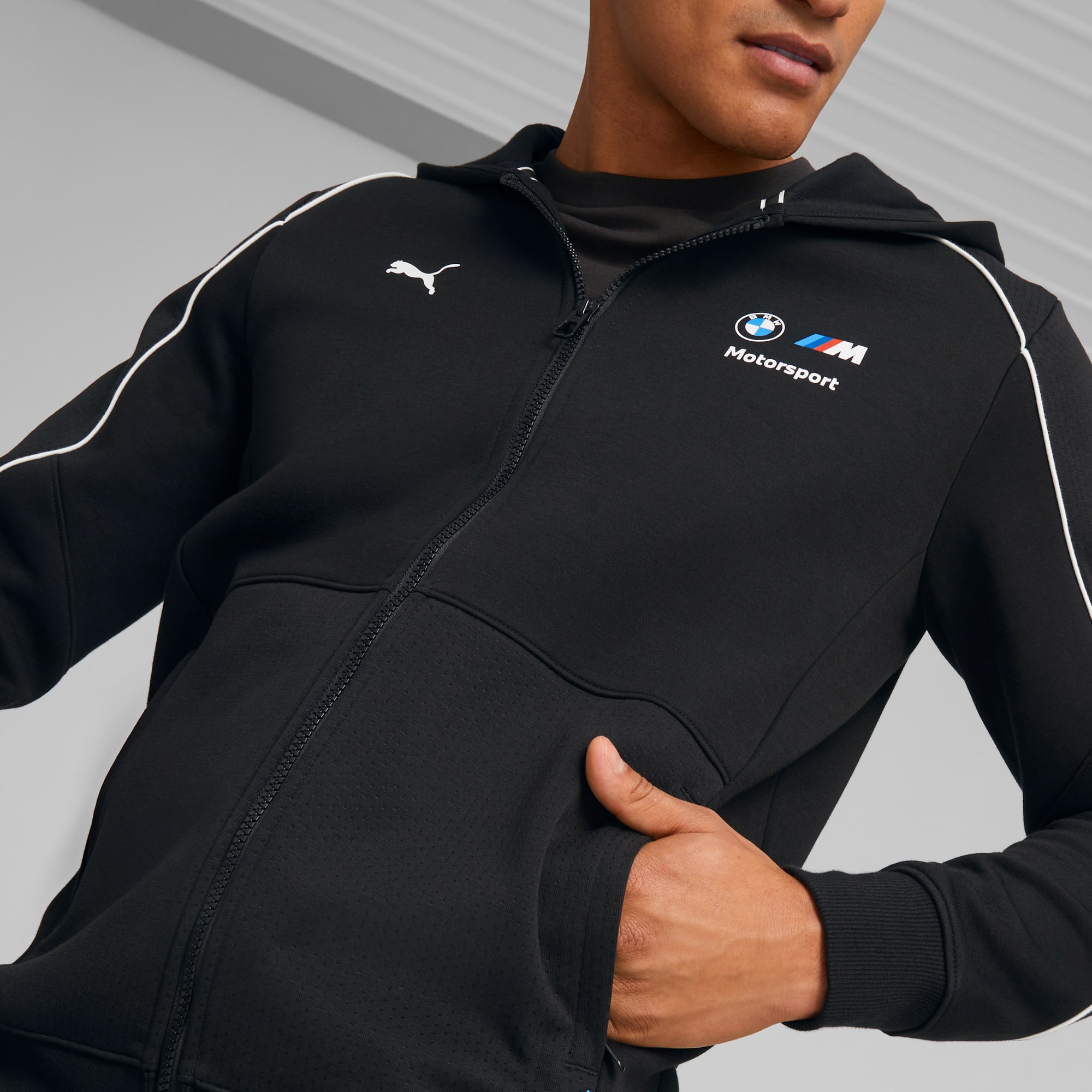 BMW M Motorsport Men's Hooded Sweat Jacket