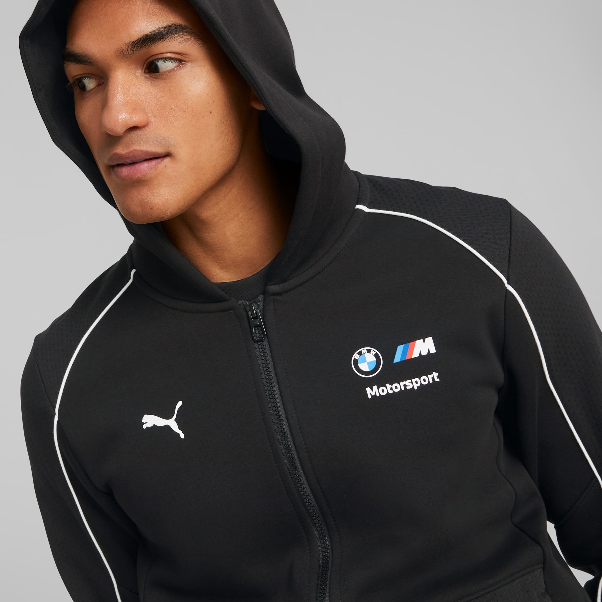 Puma men's bmw motorsport hooded sweat jacket outlet